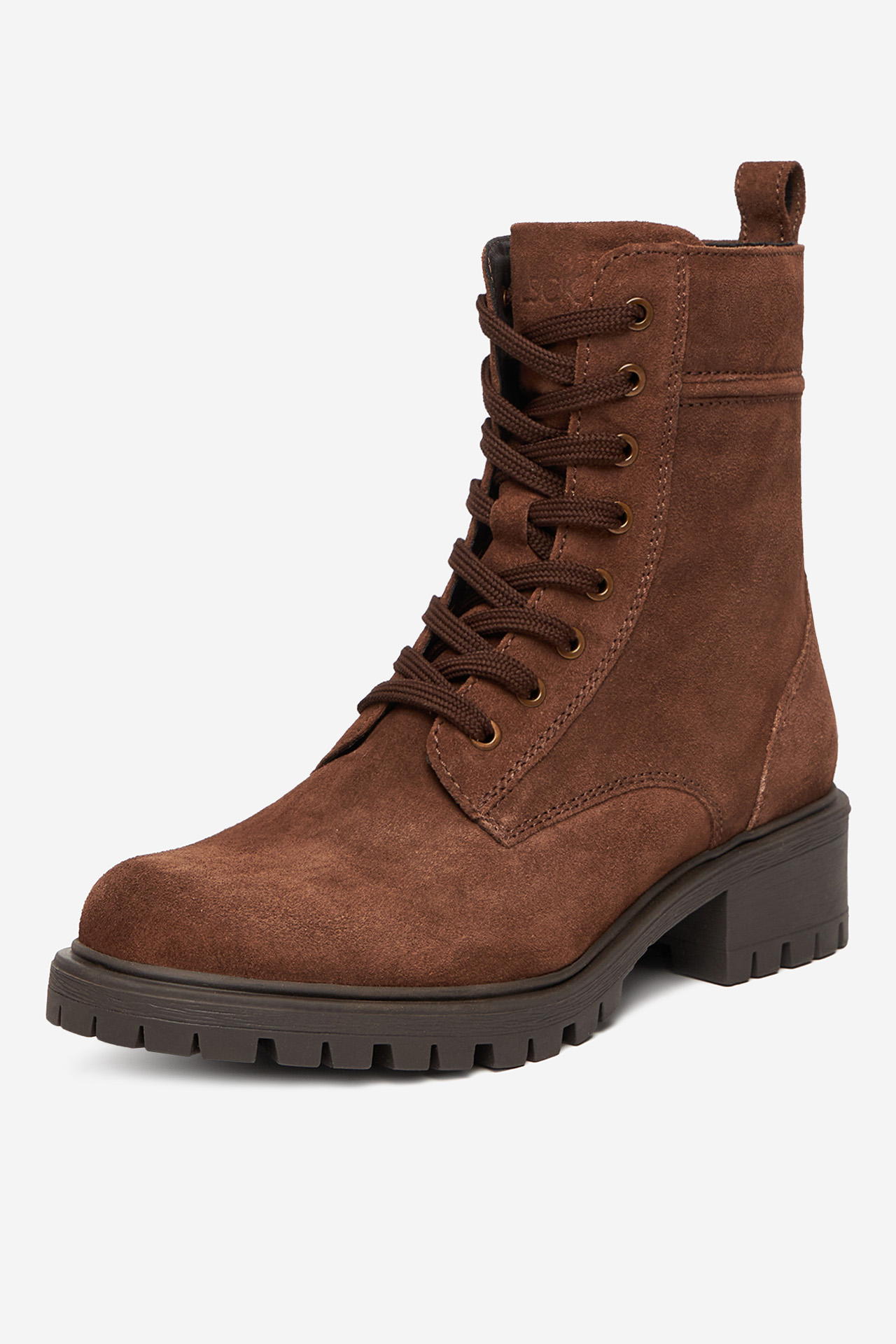 Kotníková obuv Tmavě hnědá