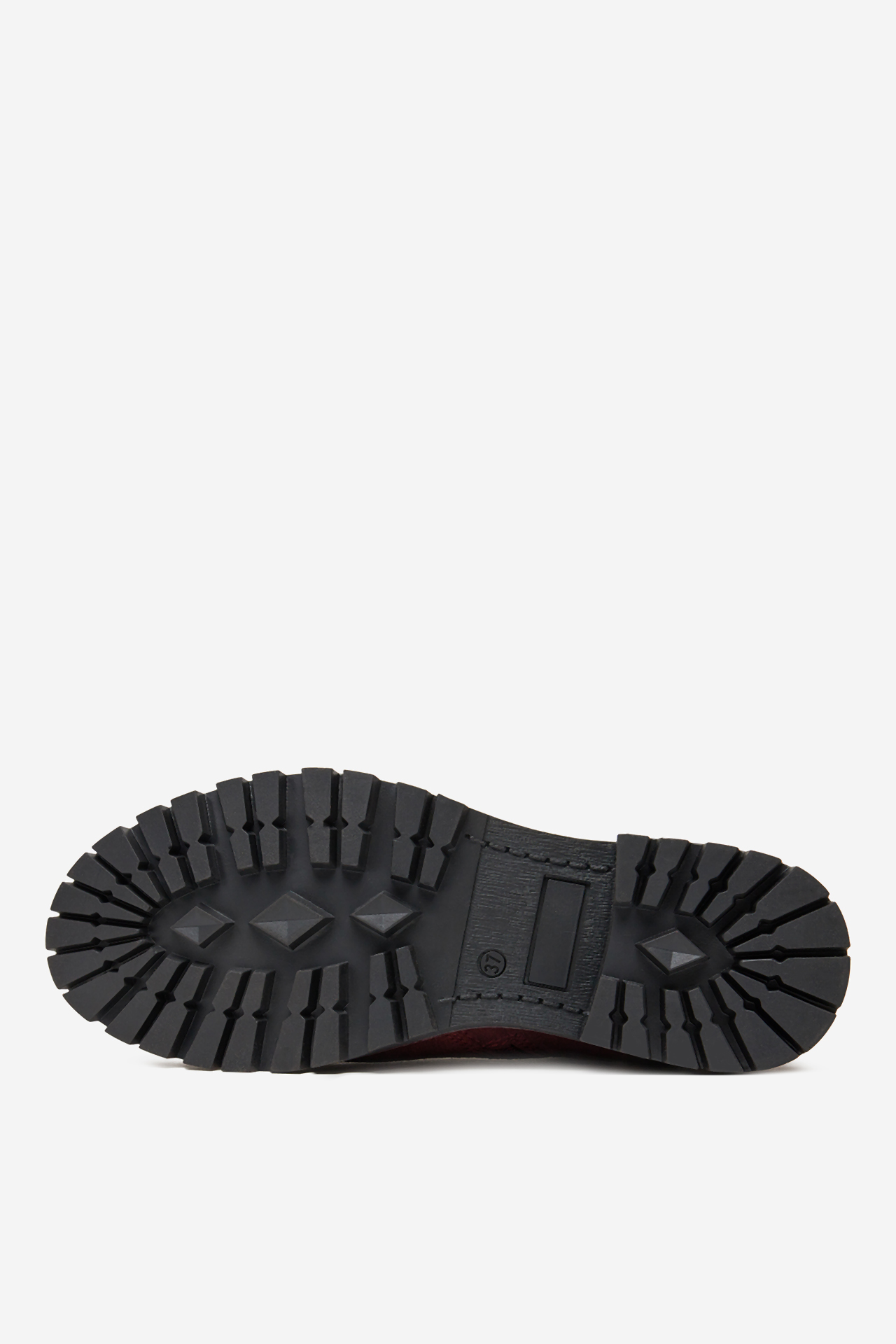 Šnurovacie topánky Bordó