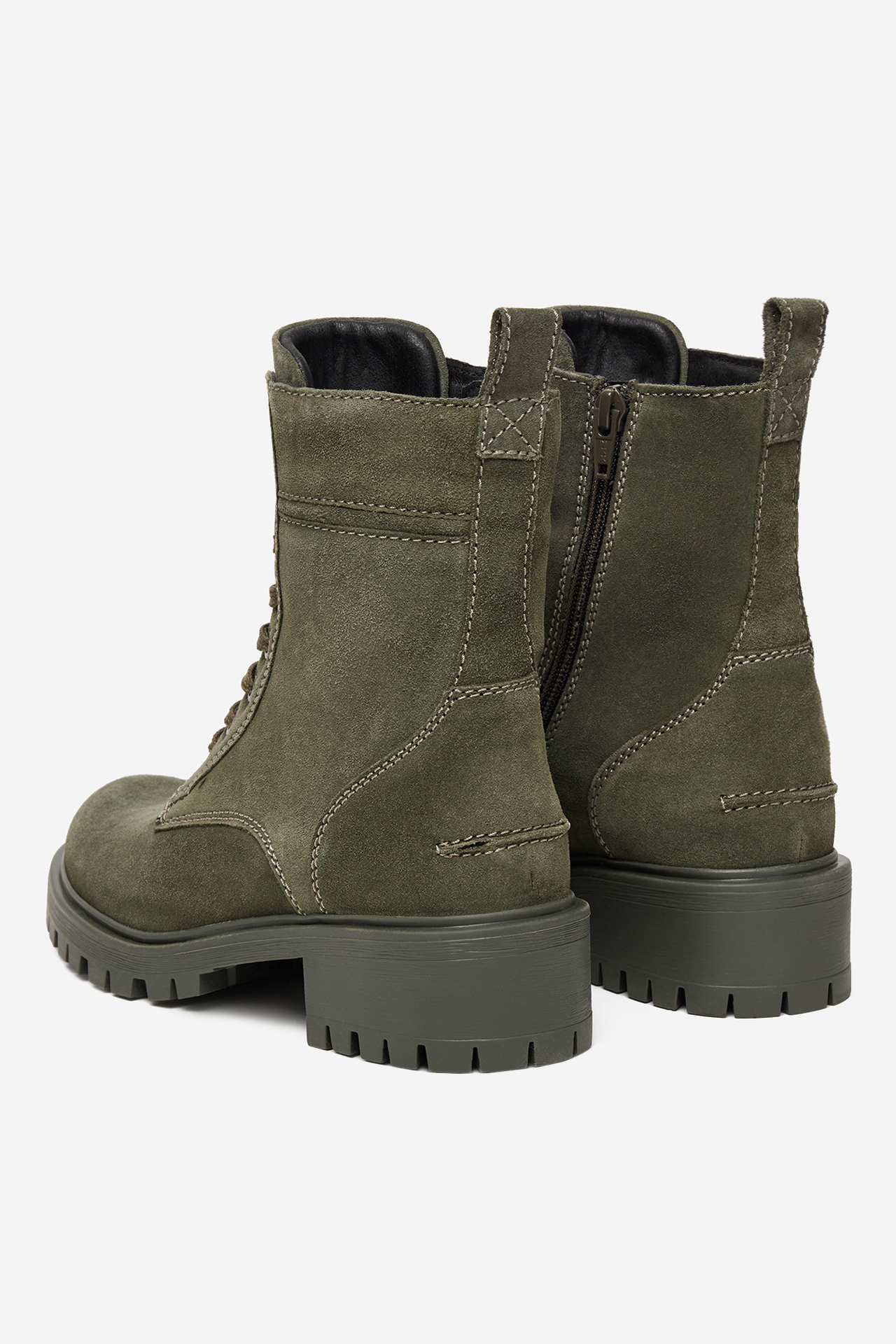 Kotníková obuv Zelená