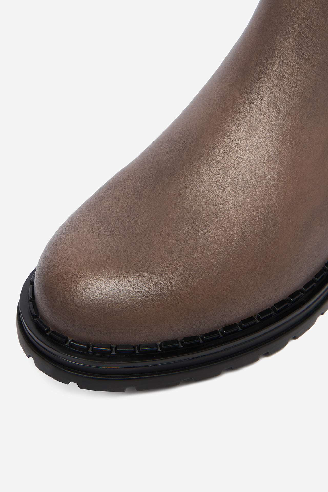 Kotníková obuv s elastickým prvkem Tmavě šedá