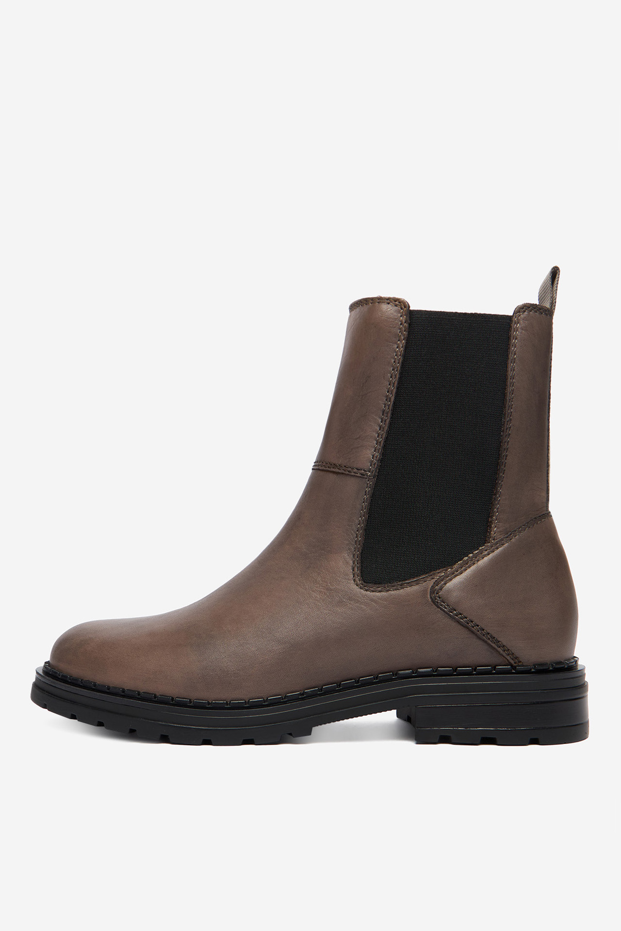 Kotníková obuv s elastickým prvkem Tmavě šedá