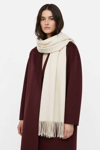 Ženski šal NINE WEST CEO-NW-W4-002-AW25 Krem