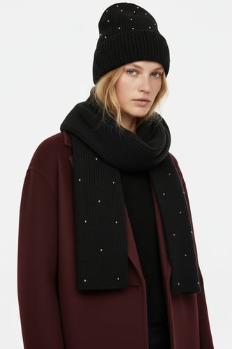Ženska kapa NINE WEST CEO-NW-W3-001-AW25 Črna