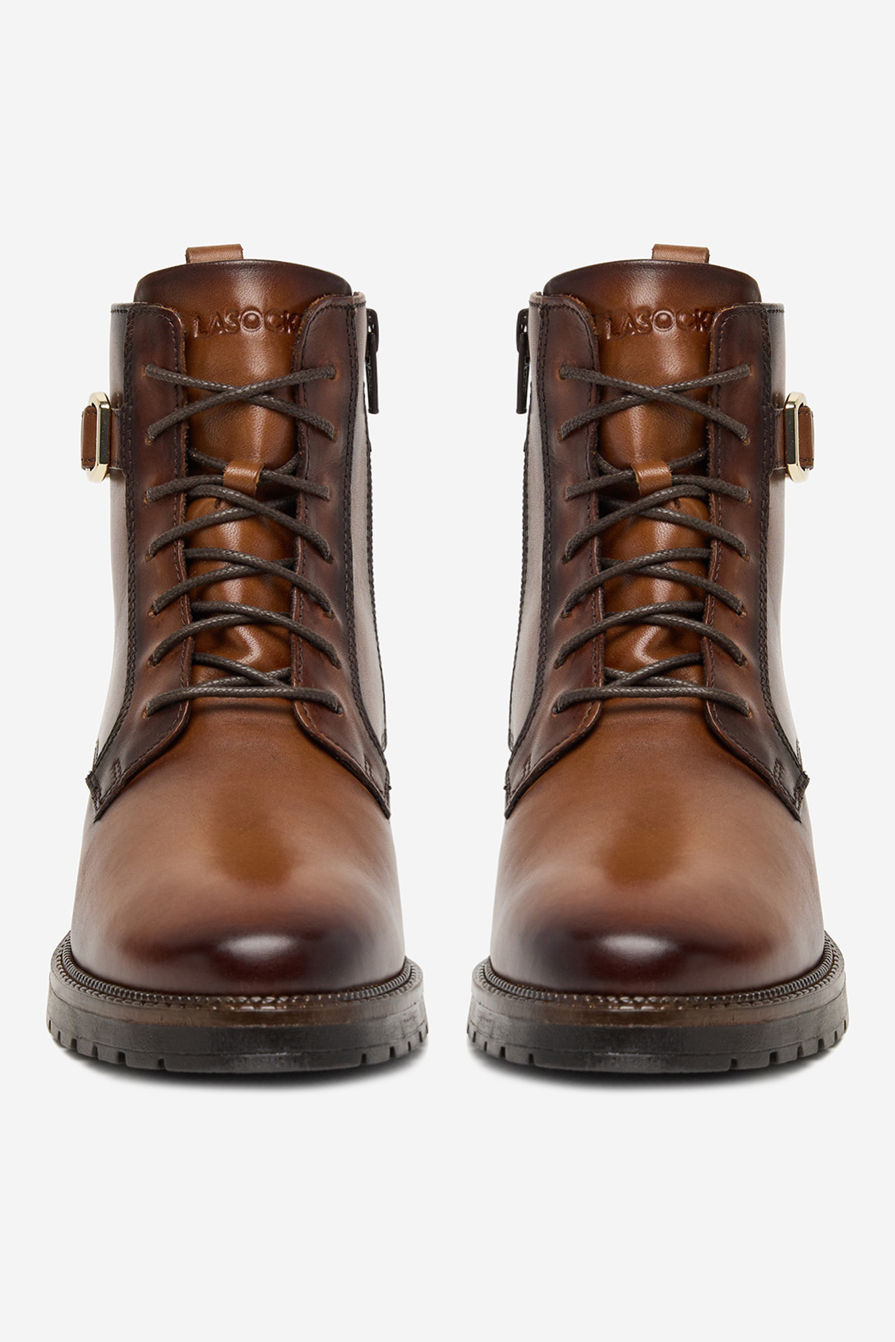 Kotníková obuv Hnědá