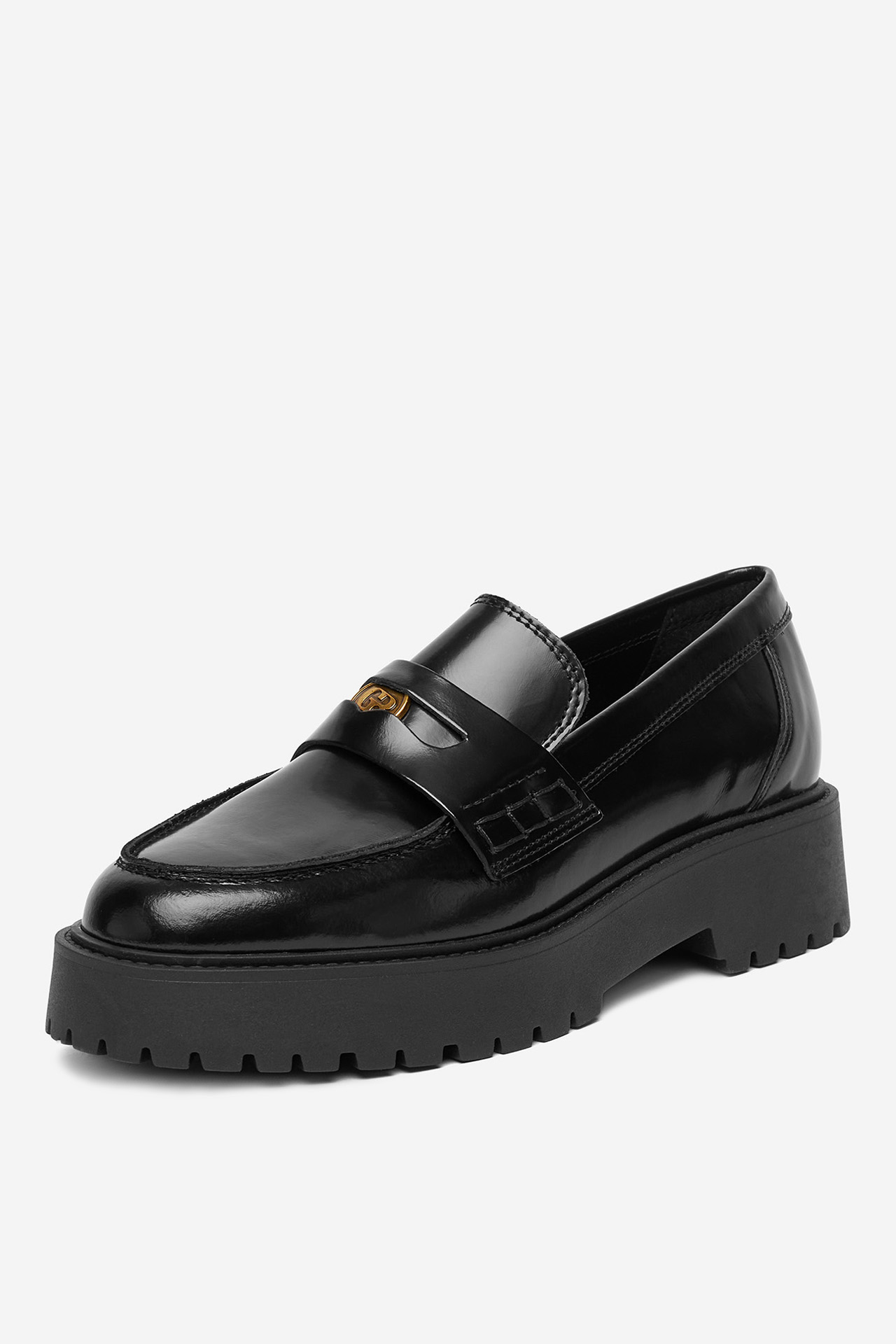 Loafersy Černá