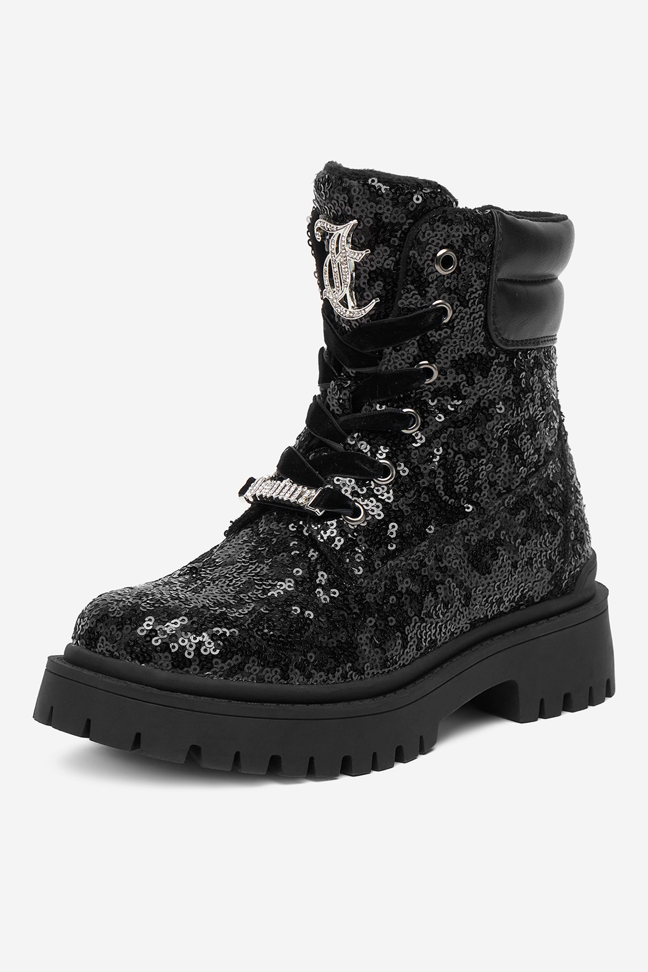 Gležnjarji z vezalkami Črna