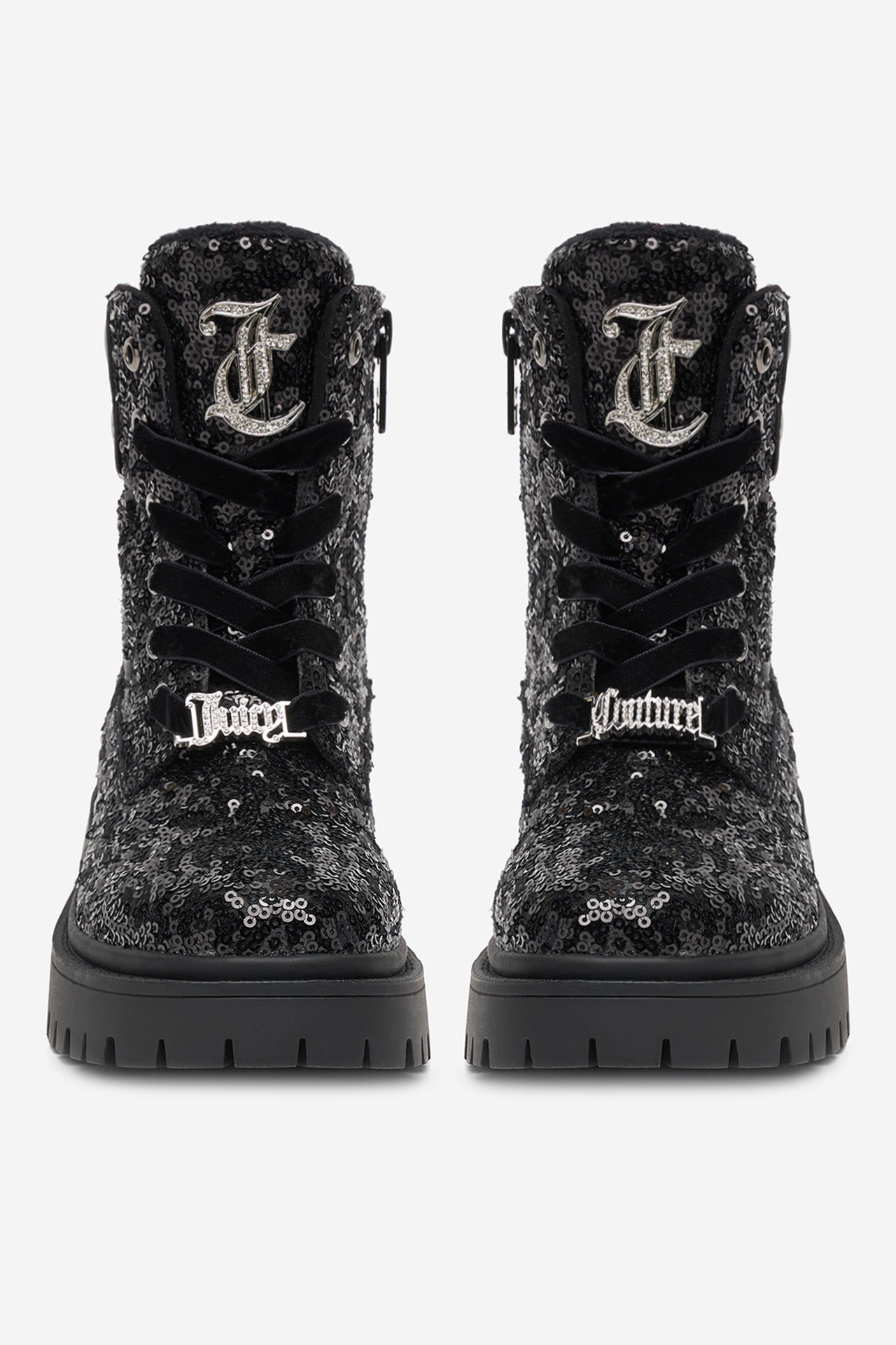 Gležnjarji z vezalkami Črna