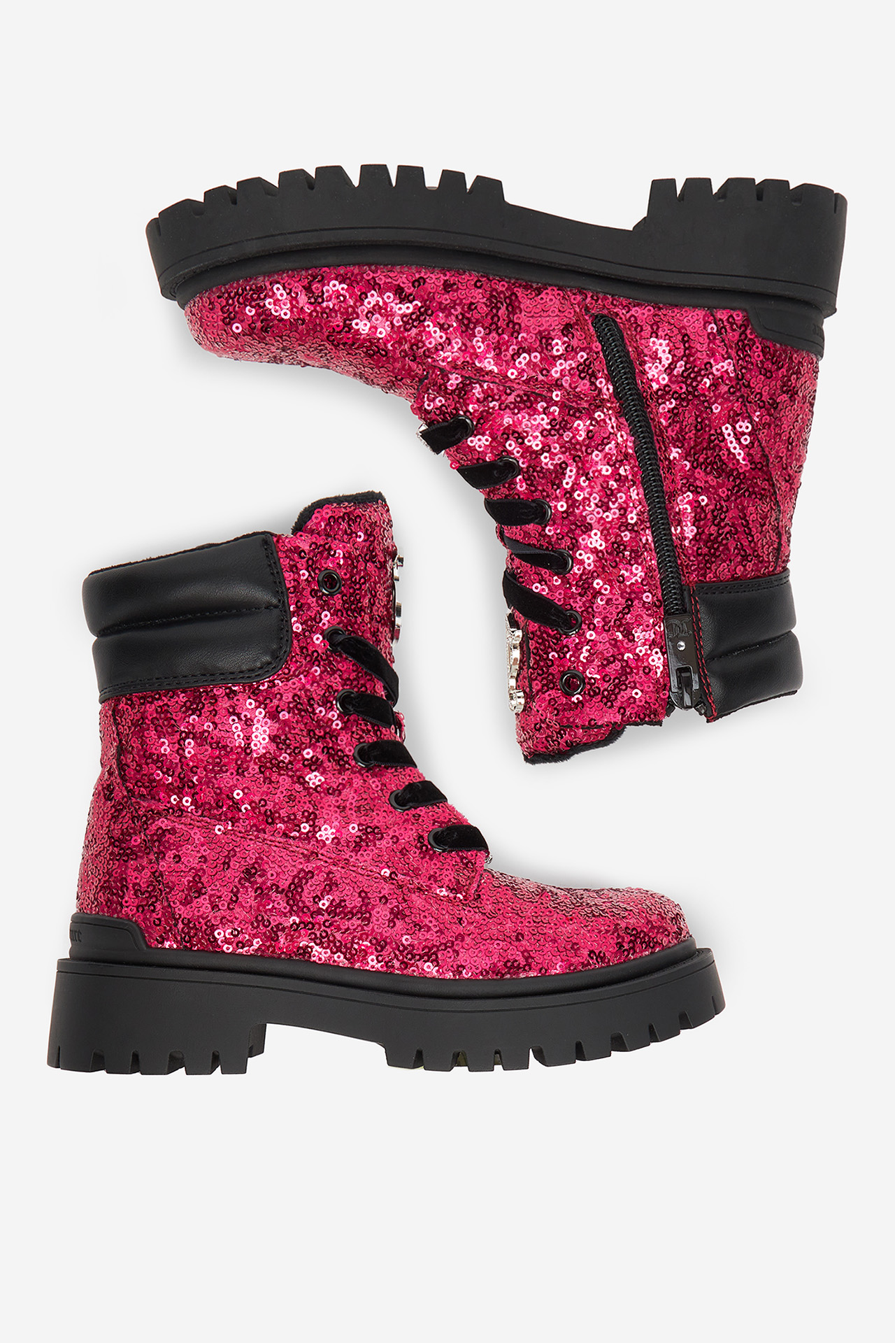 Gležnjarji z vezalkami Roza