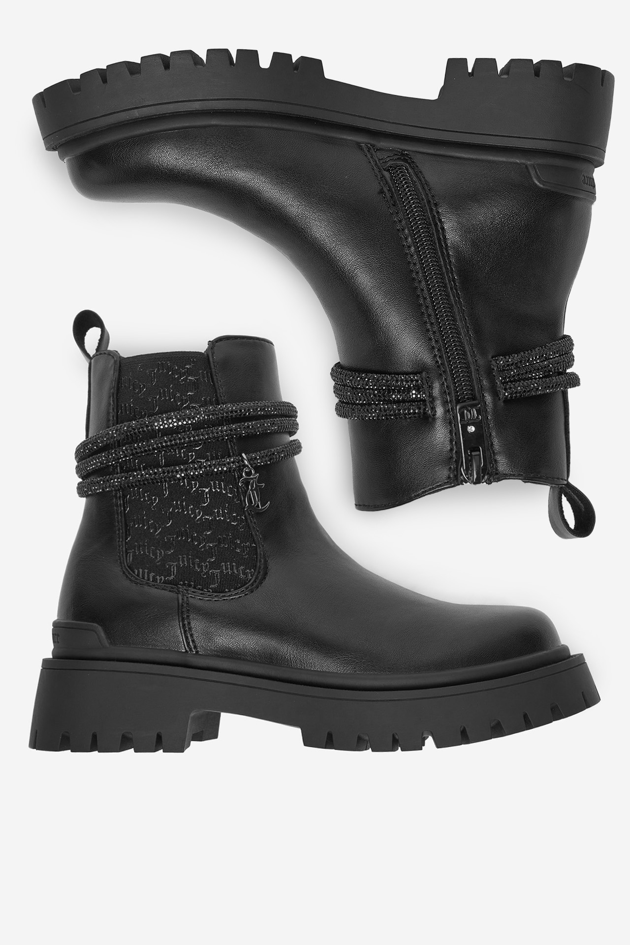 Členková obuv Čierna