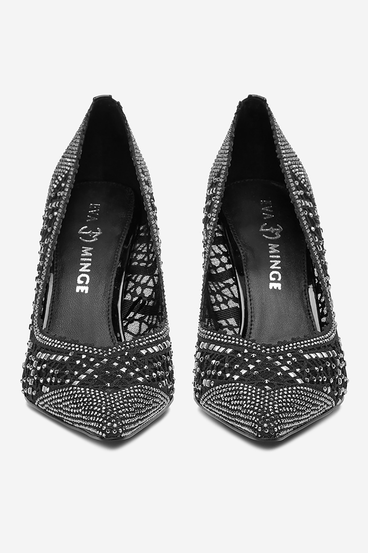 Обувки на ток Черен