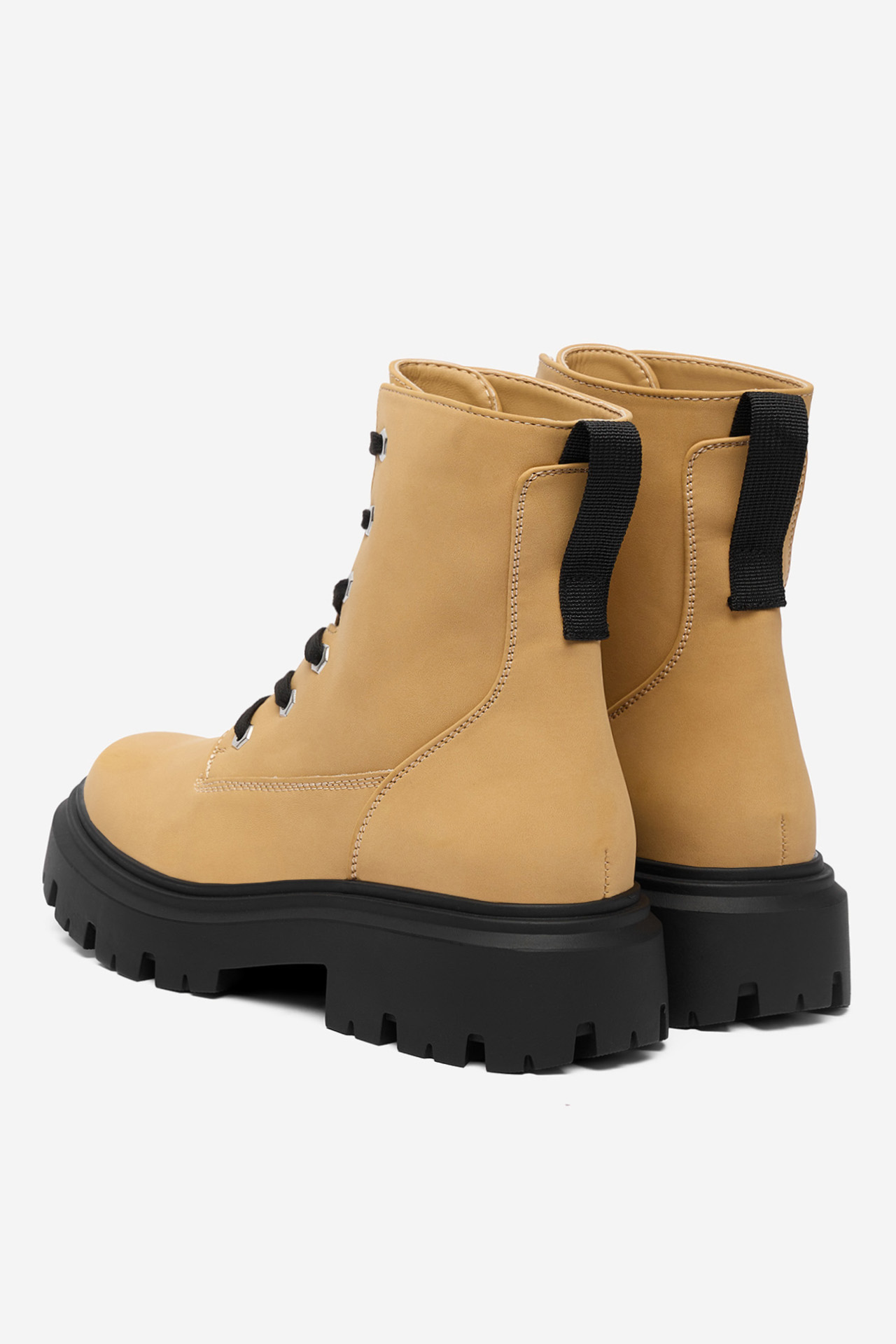 Kotníková obuv Světle hnědá