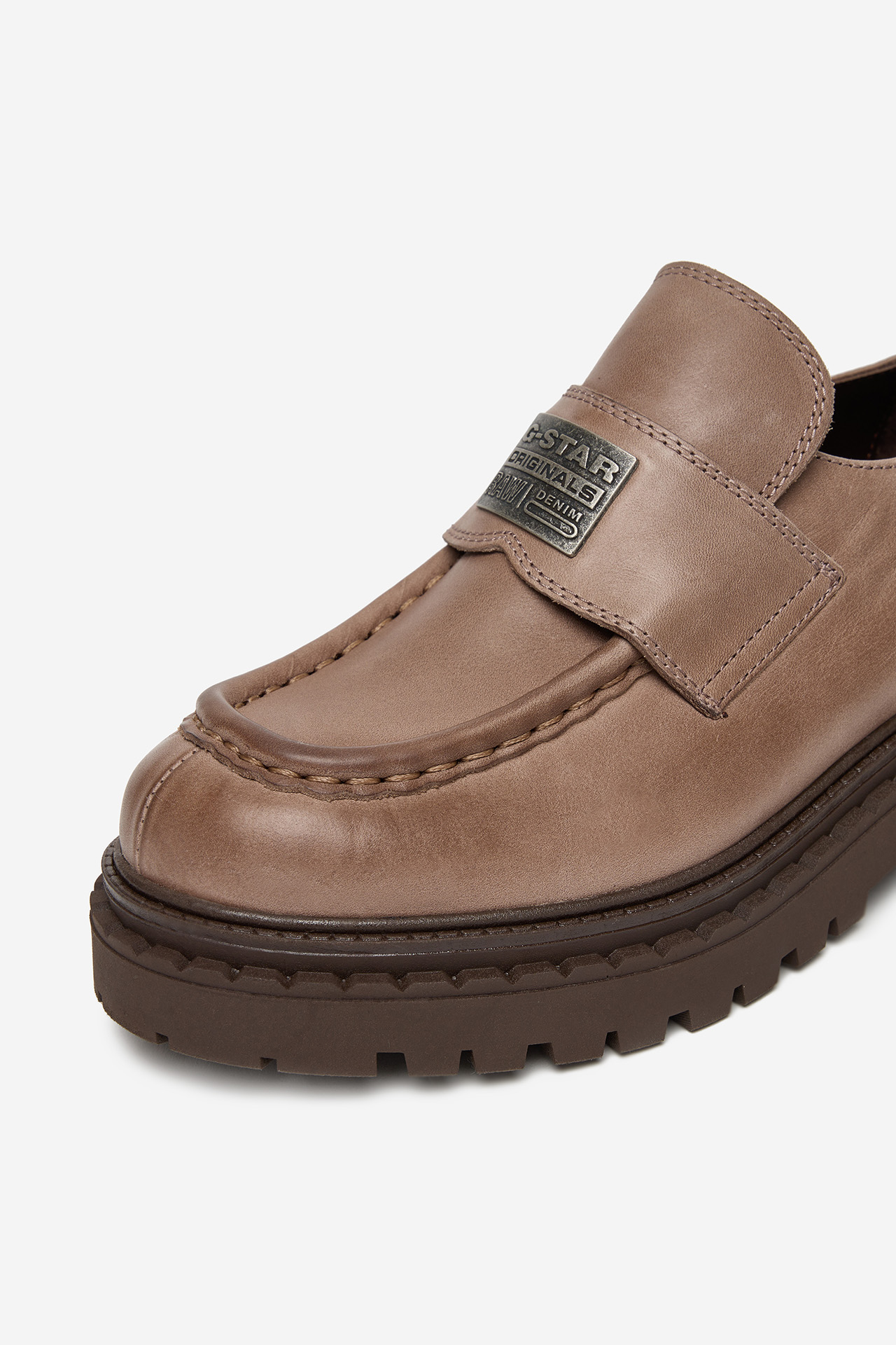 Čevlji brez vezalk Bež