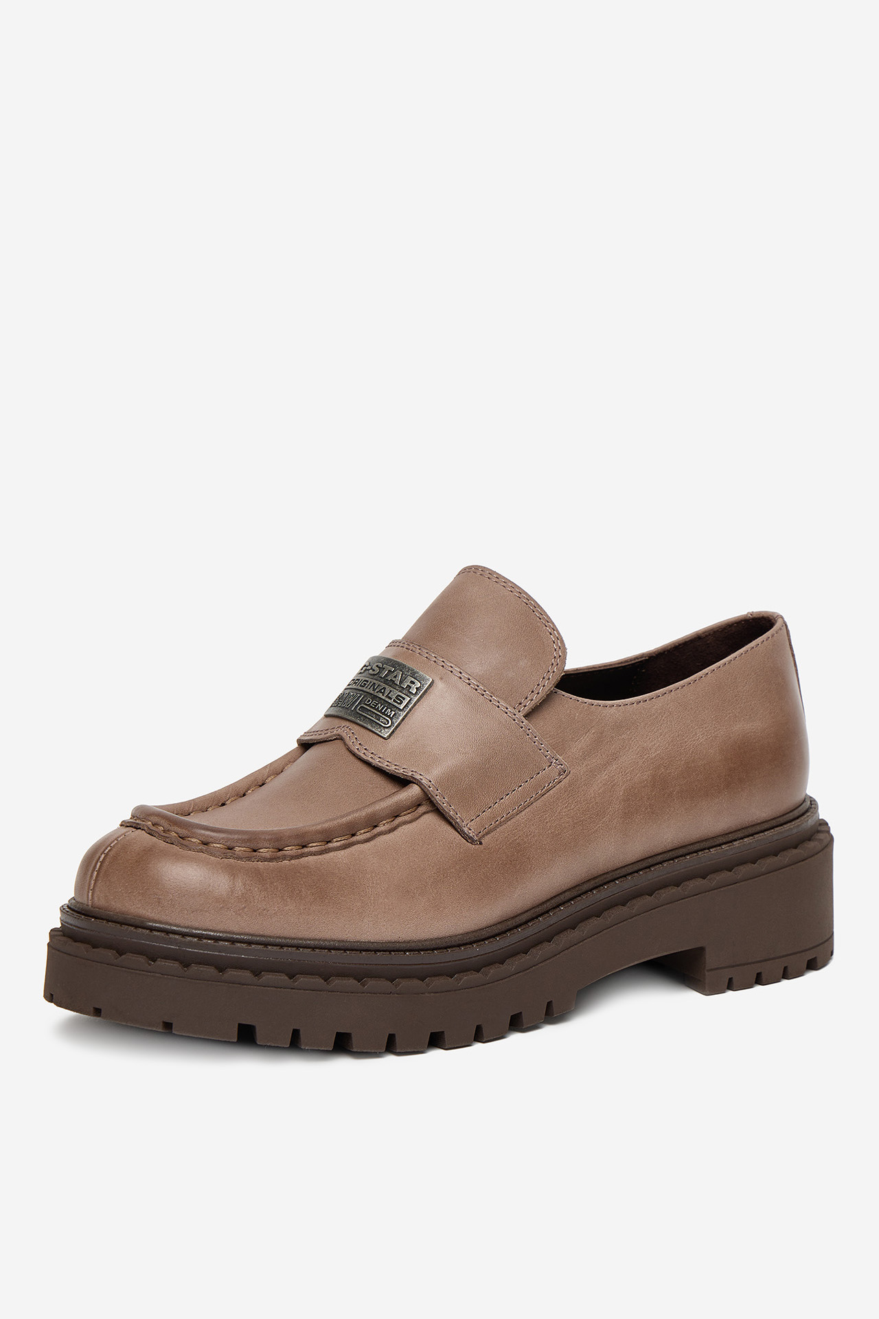 Čevlji brez vezalk Bež