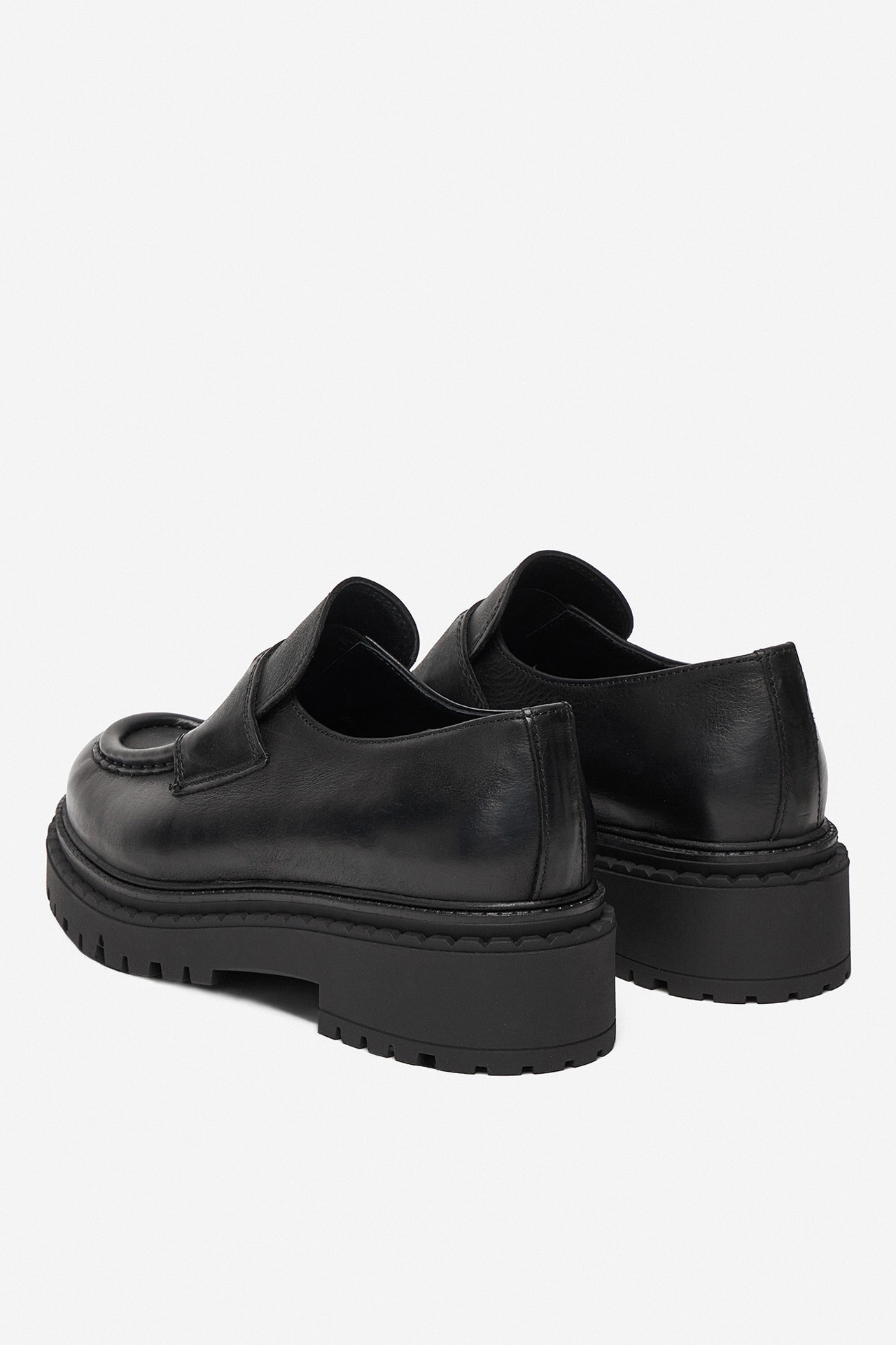 Čevlji brez vezalk Črna