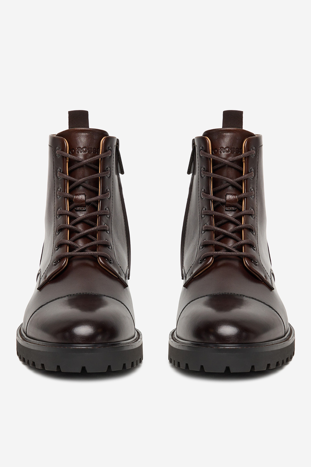 Kotníková obuv Tmavě hnědá