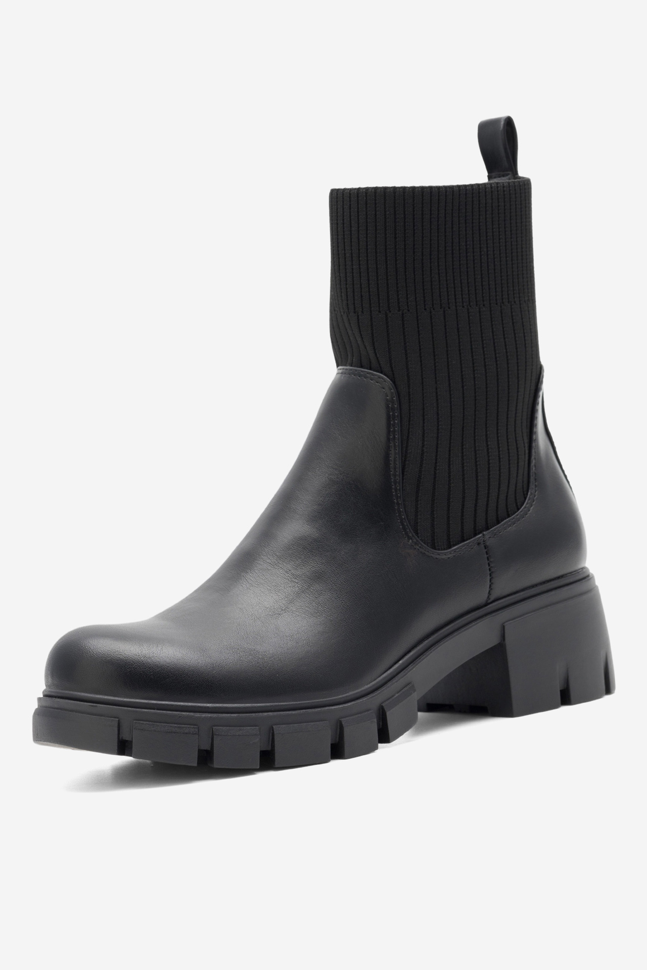 Gležnjače s vezicama Crno