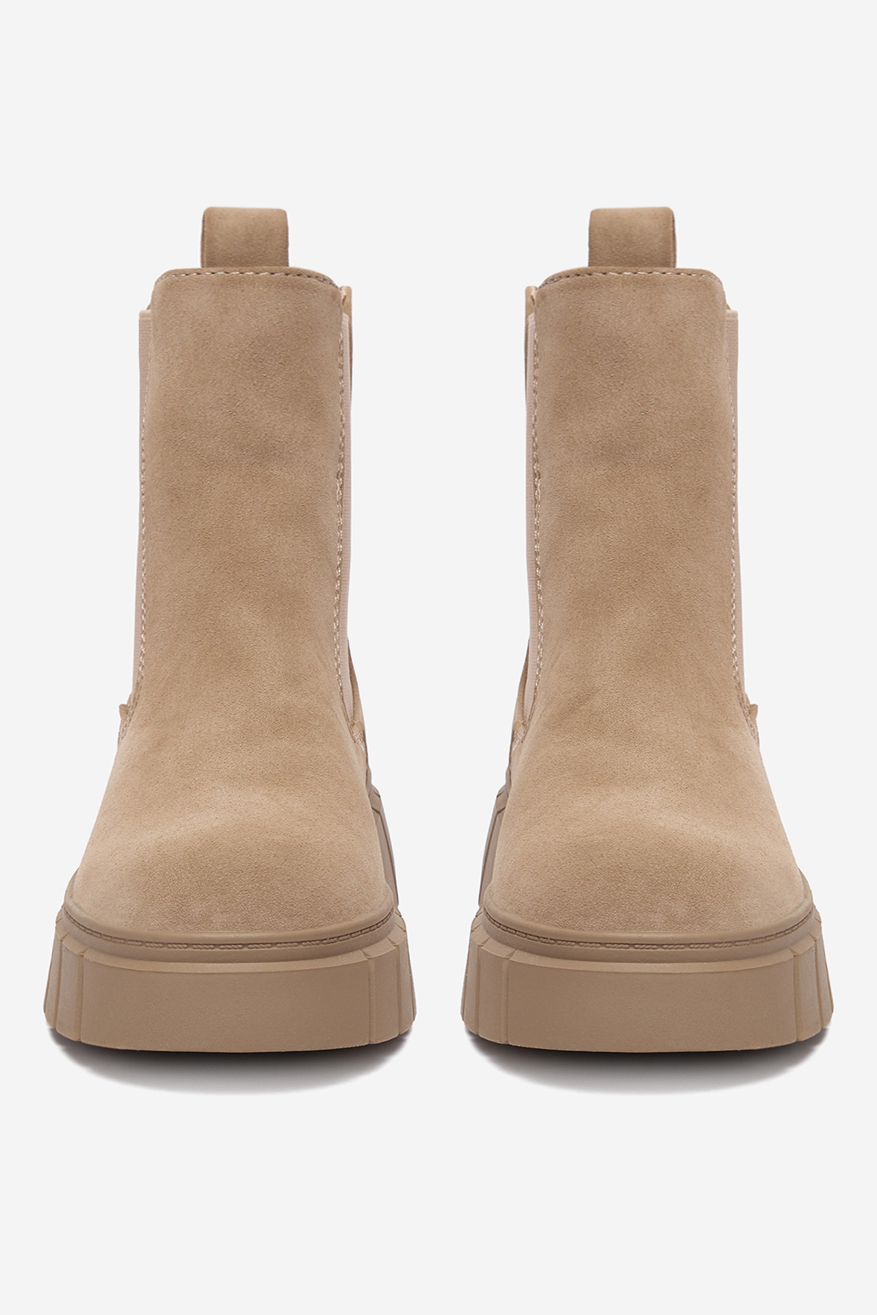 Gležnjarji chelsea Bež