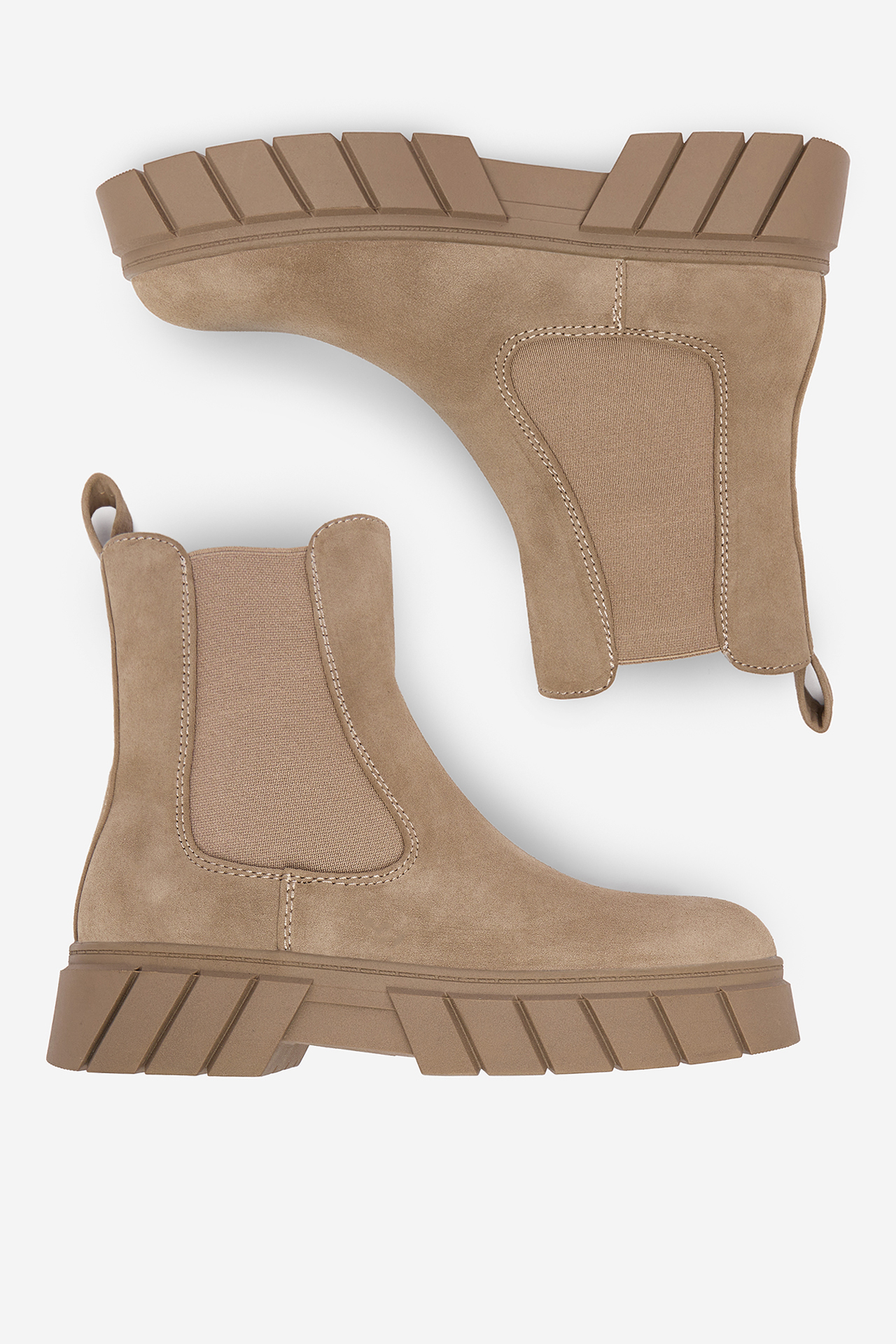 Gležnjarji chelsea Bež