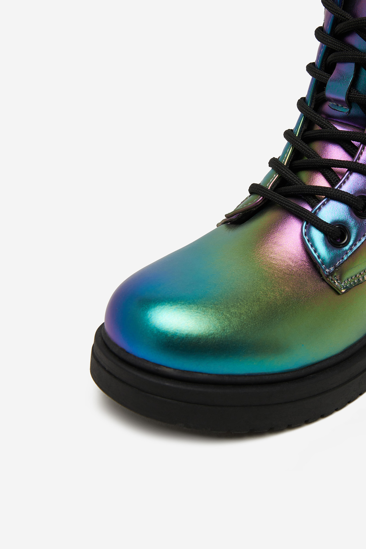 Gležnjarji z vezalkami Zelena