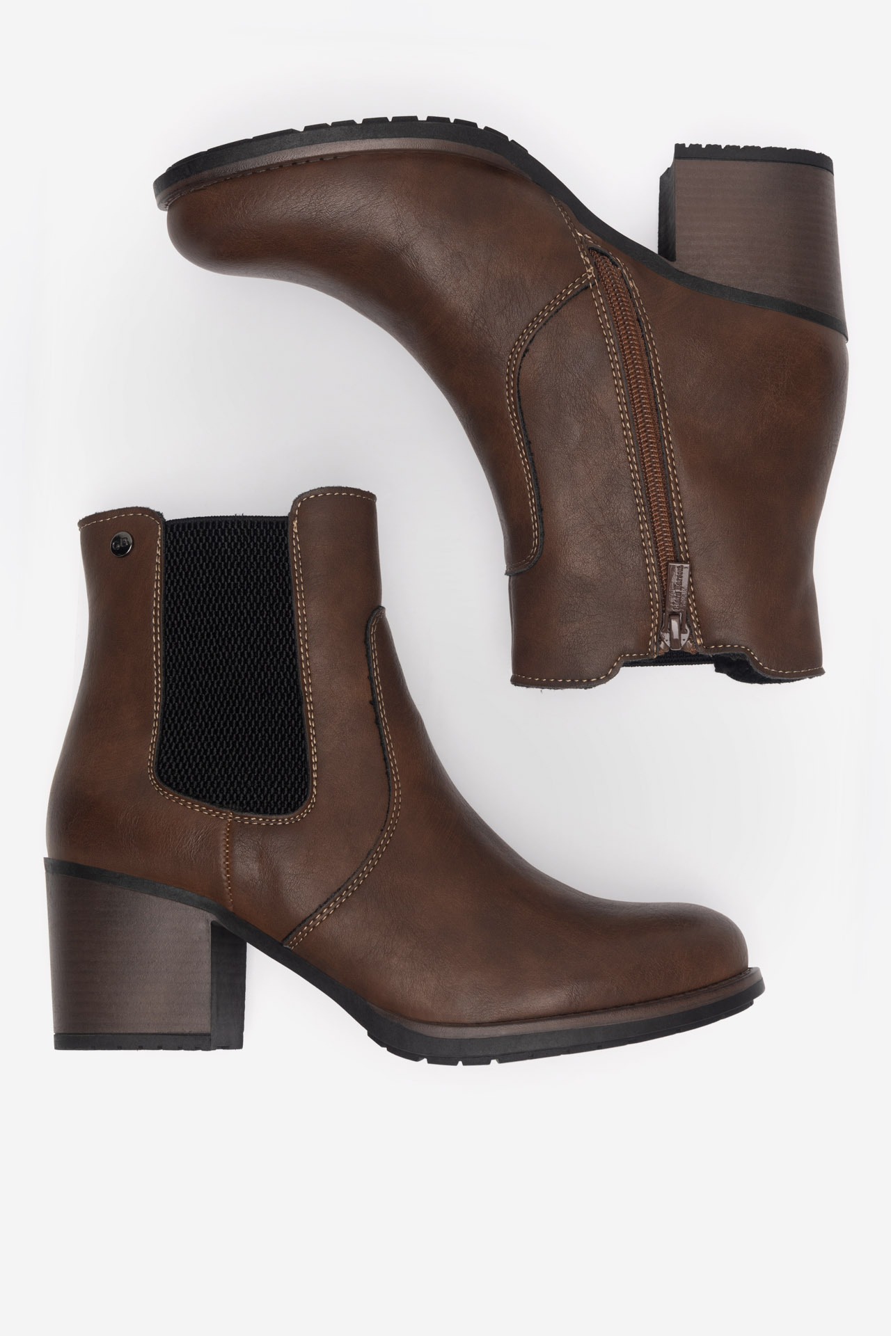 Škornji Čokoladno rjava