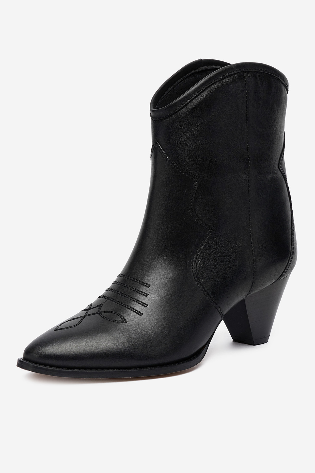 Kavbojski škornji Črna