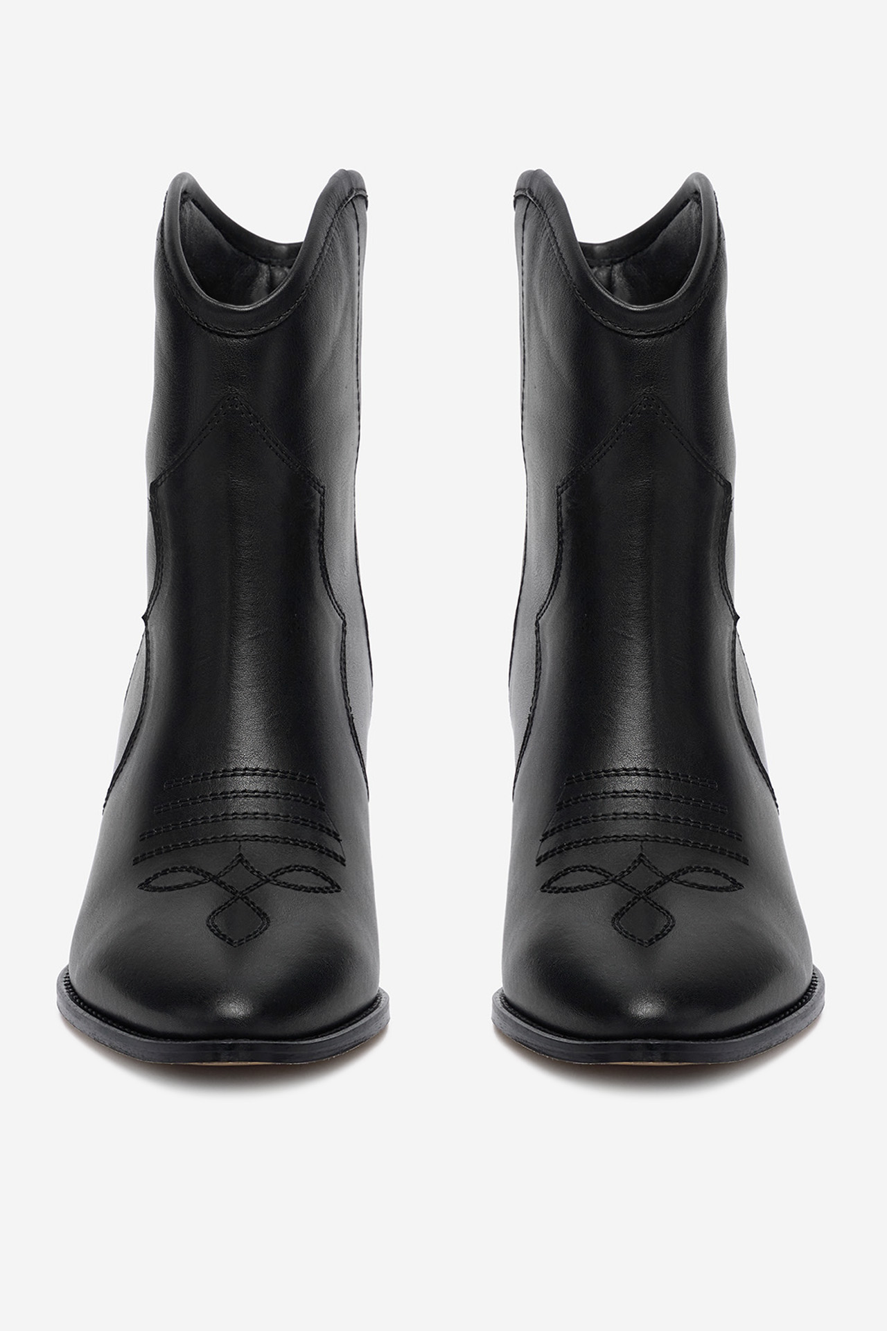 Kavbojski škornji Črna