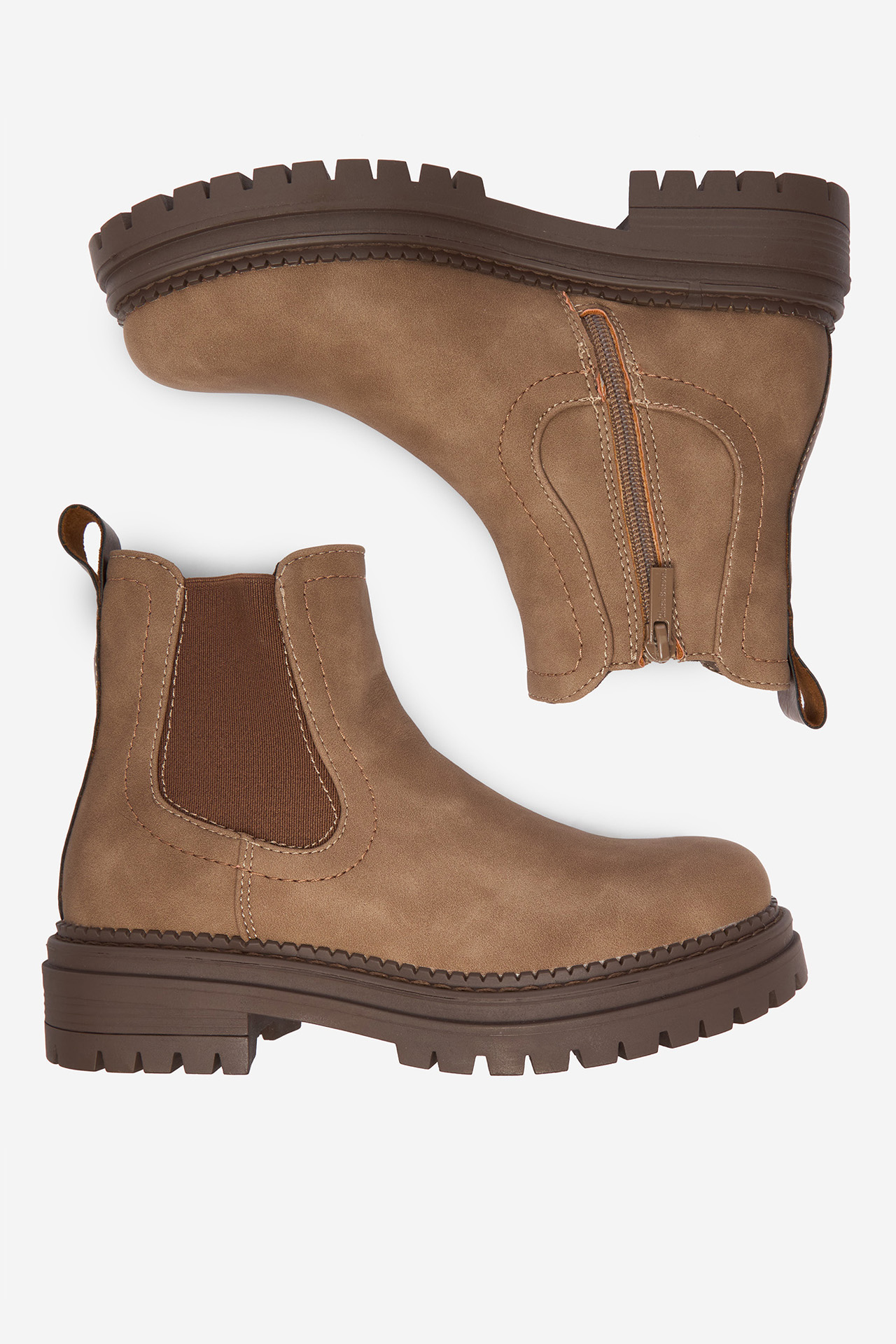 Škornji Čokoladno rjava