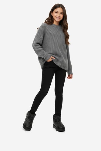 Škornji JUICY COUTURE EO-HY80815-1 Črna