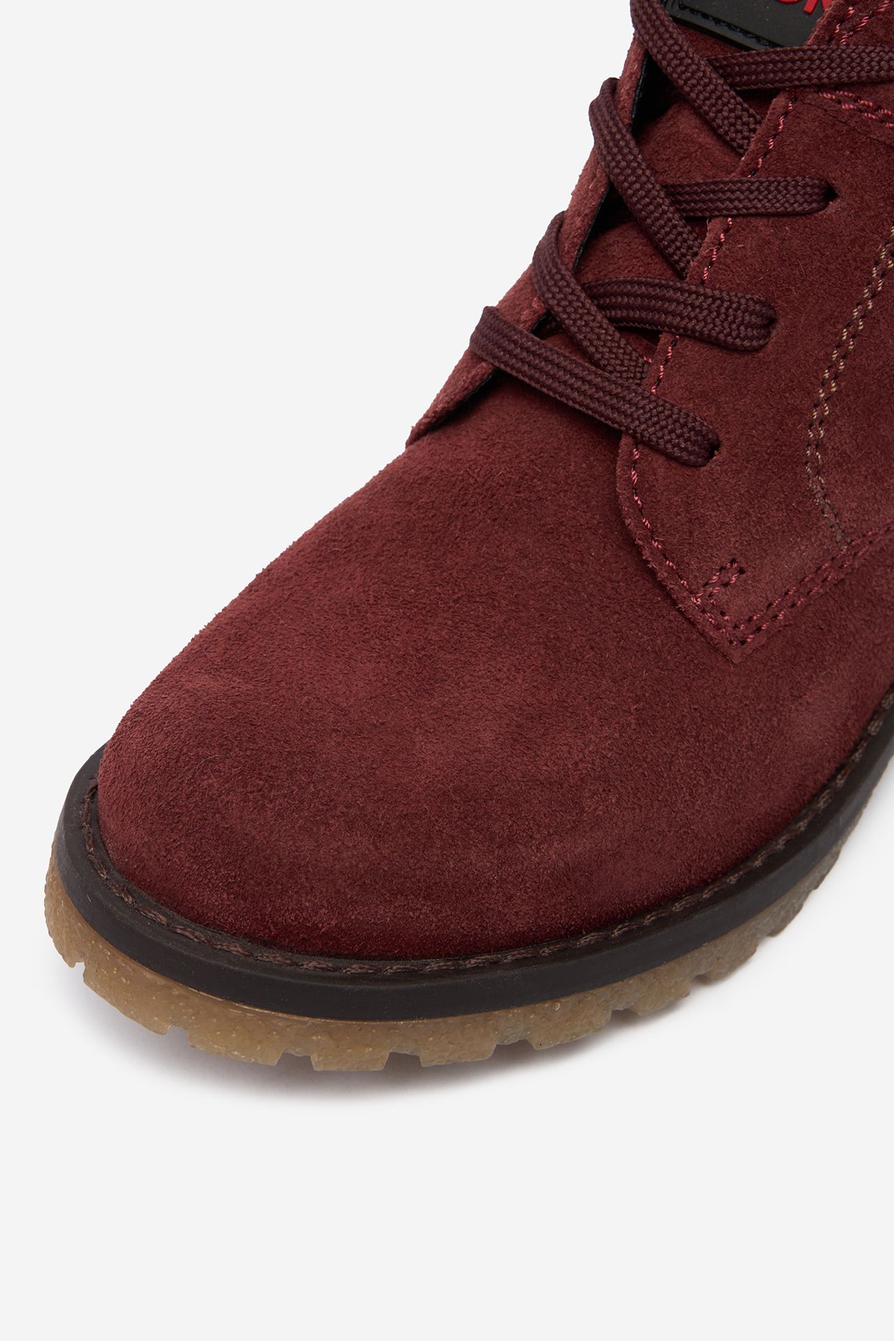 Šnurovacie topánky Bordó