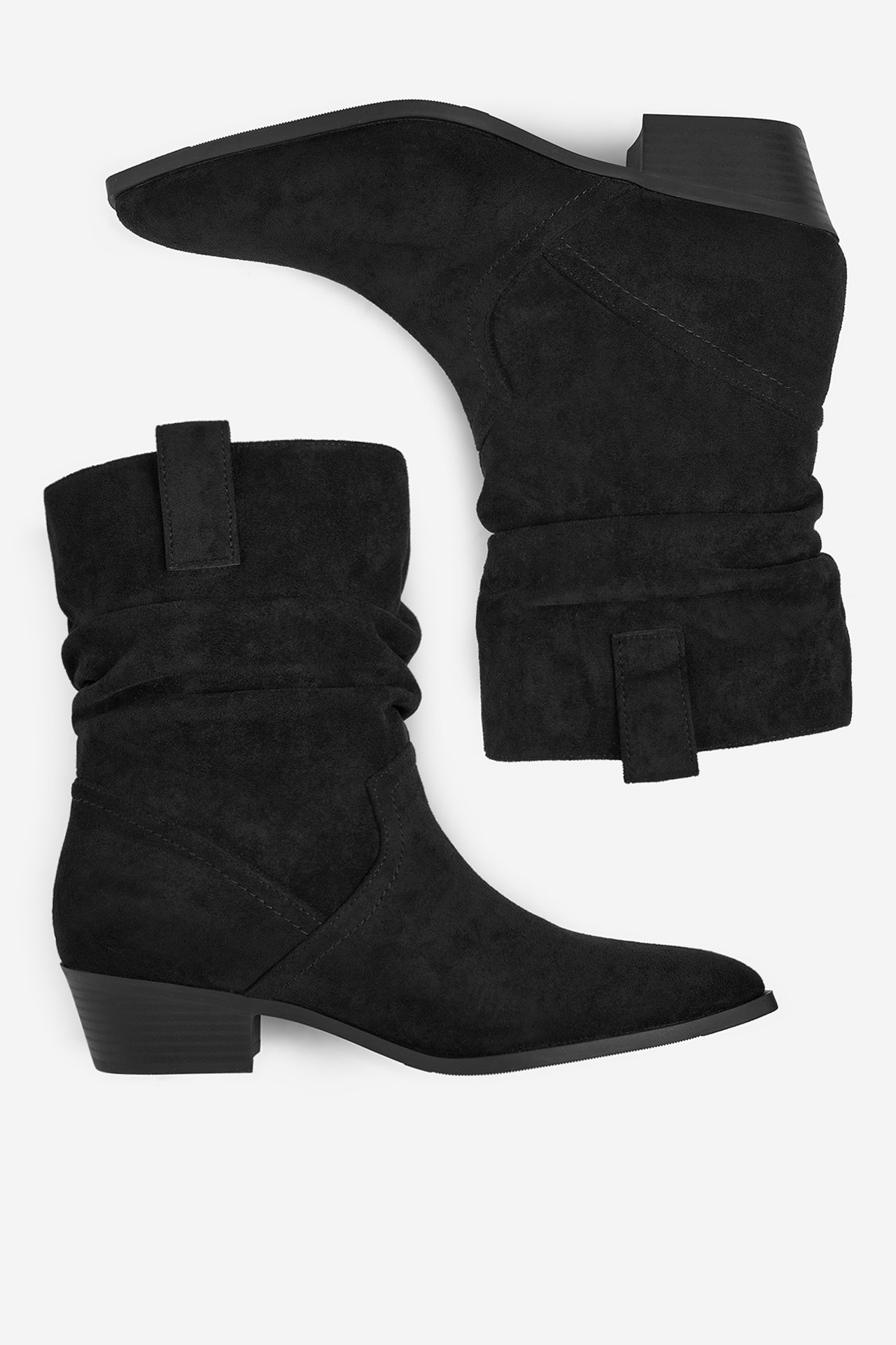 Kavbojski škornji Črna