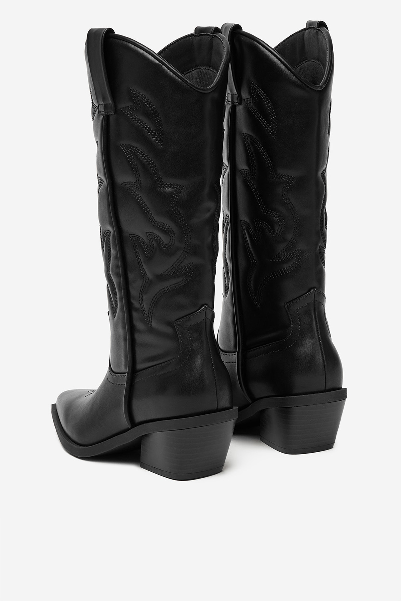 Kavbojski škornji Črna