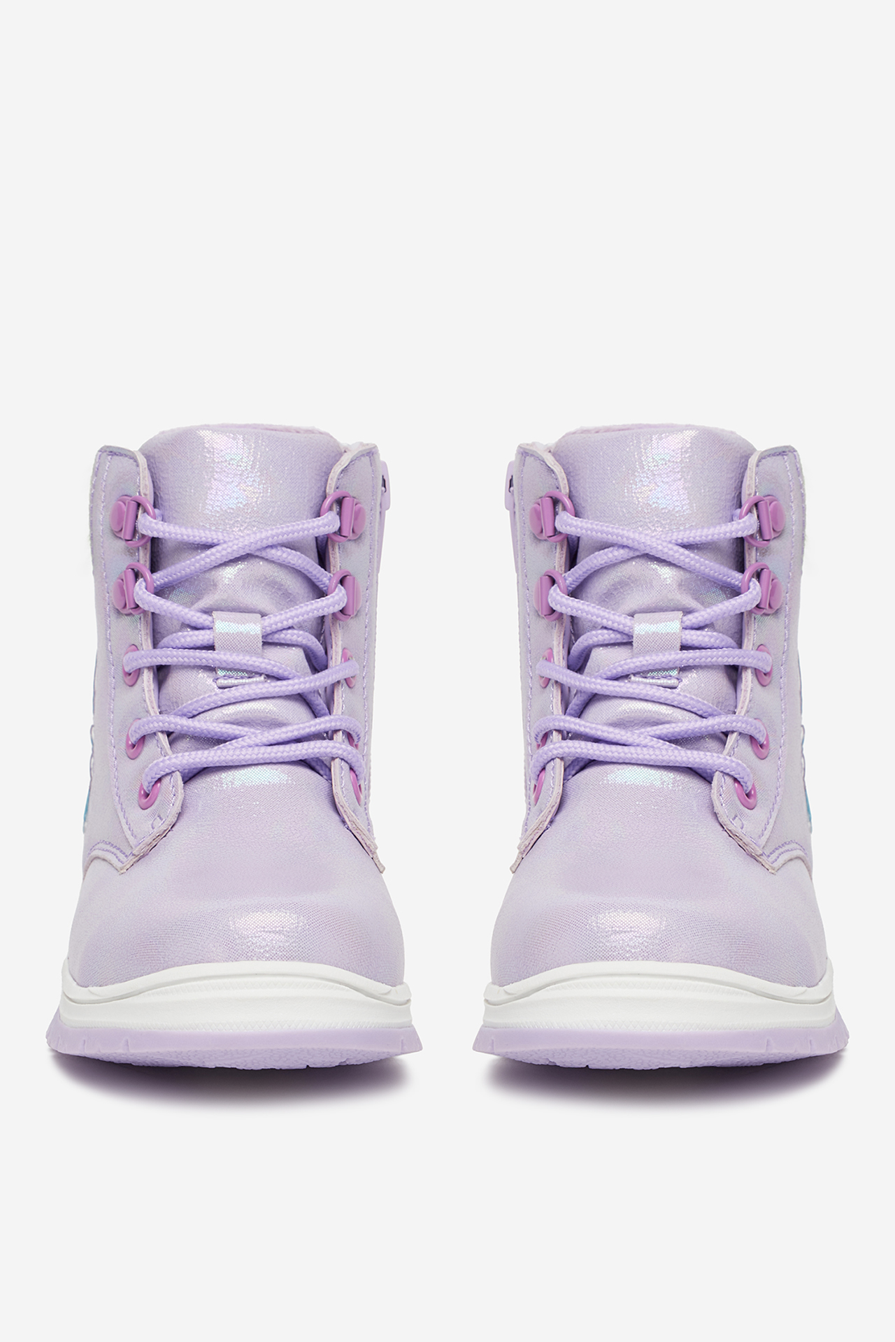 Gležnjarji z vezalkami Fuchsia