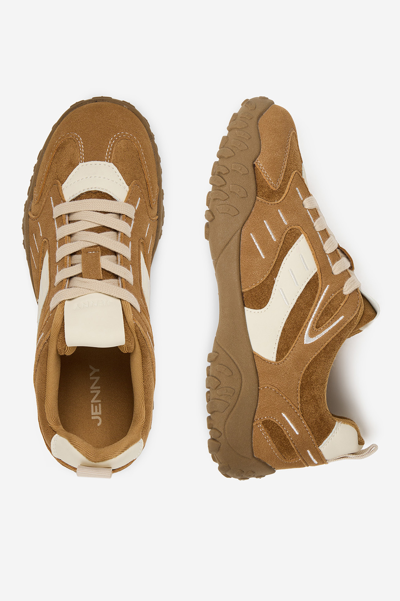 Sneakersy Světle hnědá