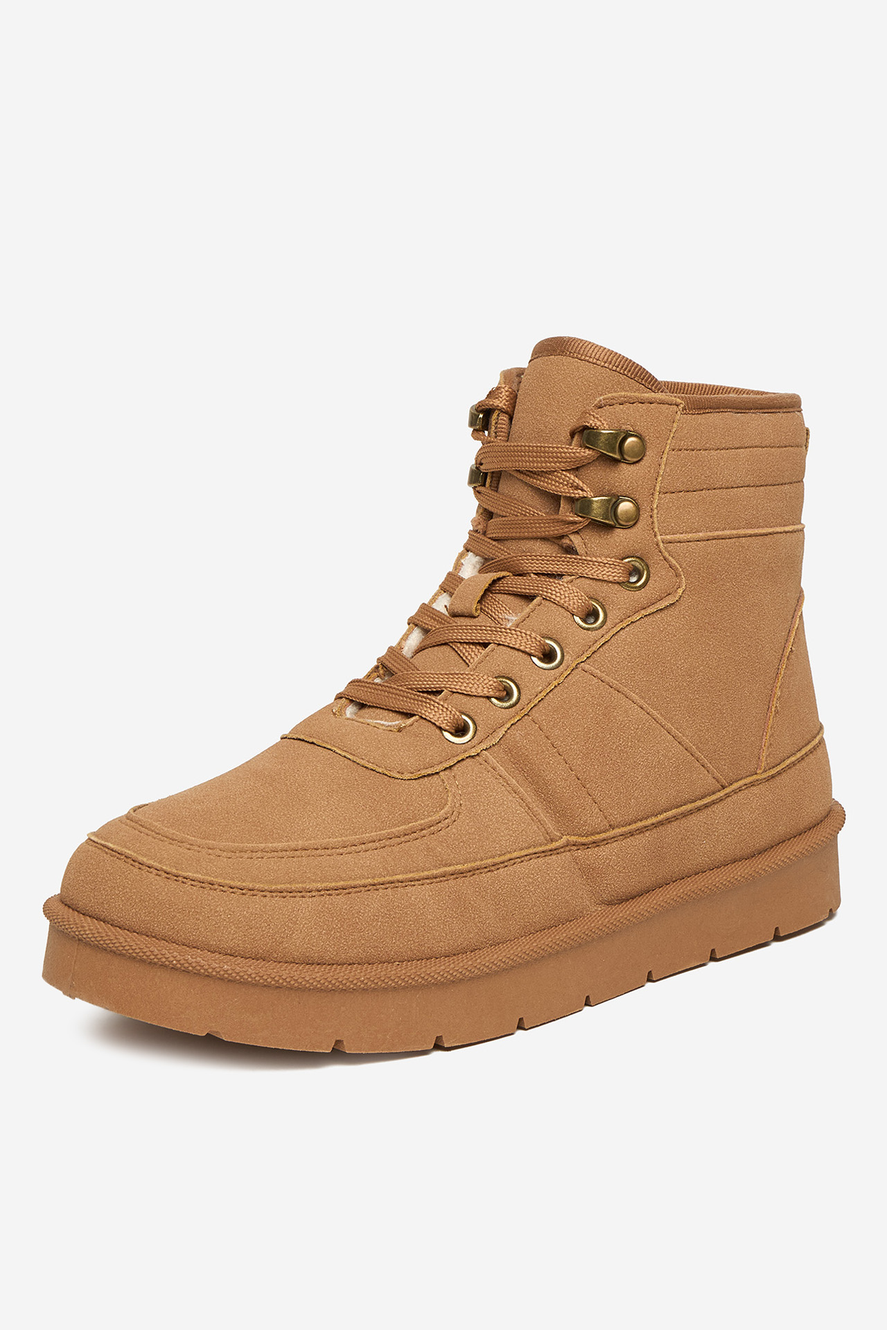 Kotníková obuv Tmavě béžová