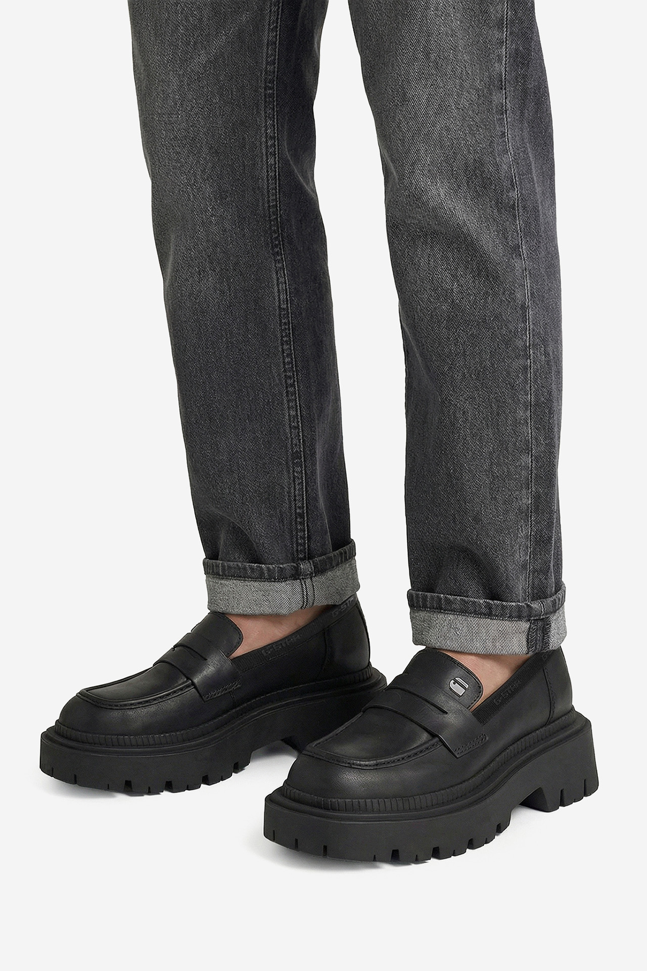 Čevlji brez vezalk Črna