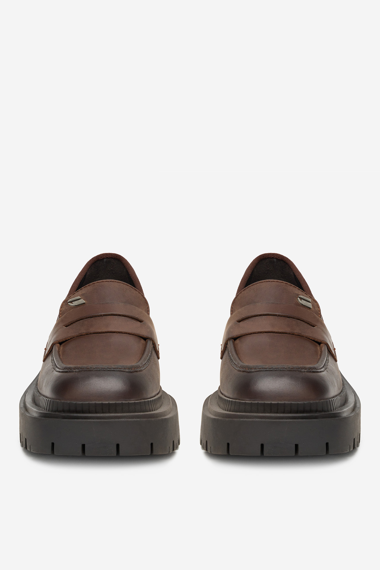 Čevlji brez vezalk Čokoladno rjava