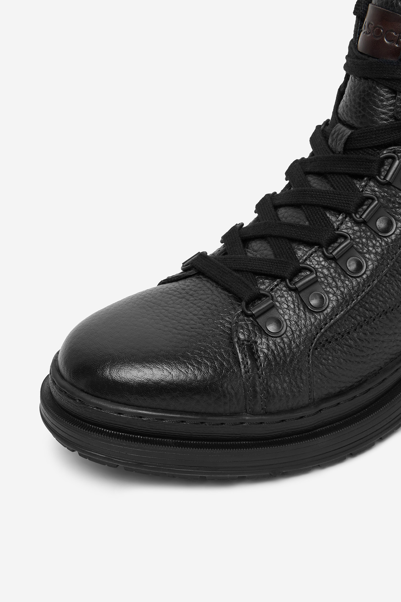 Gležnjarji z vezalkami Črna