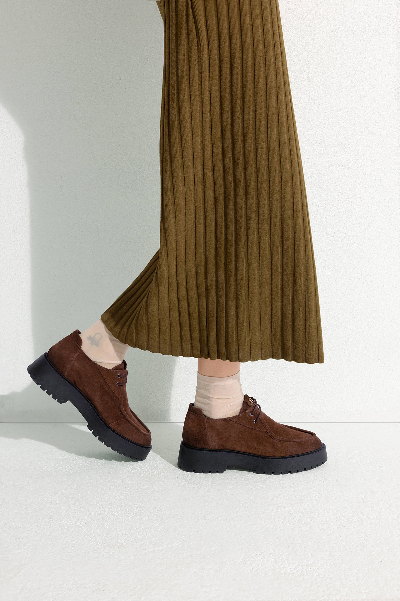 Oxford čevlji Čokoladno rjava