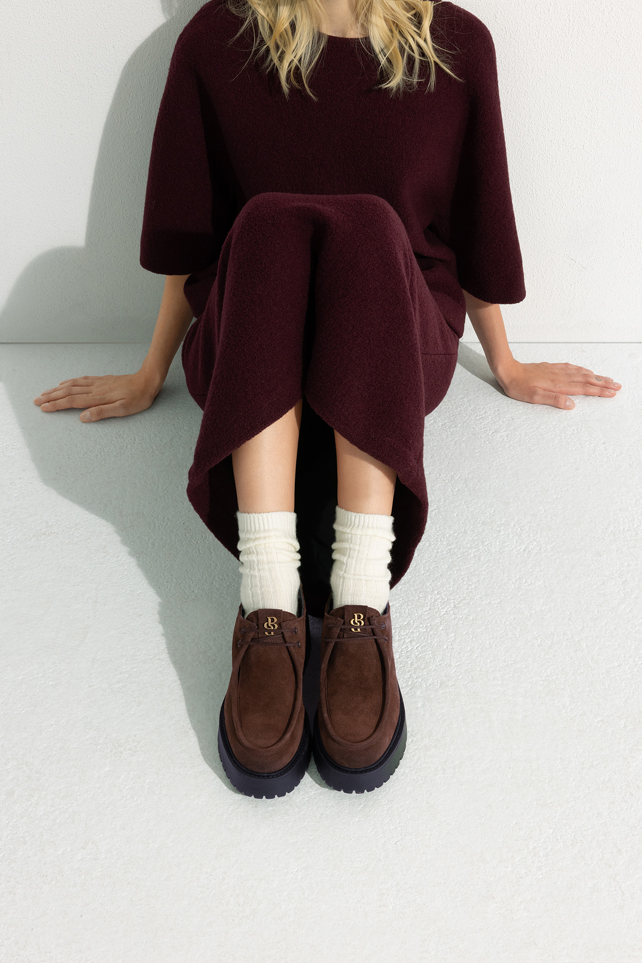 Oxford čevlji Čokoladno rjava