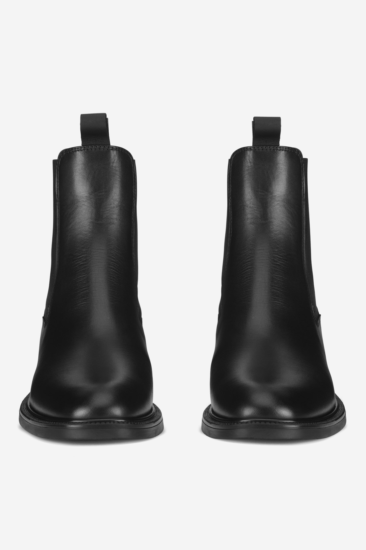 Kotníková obuv s elastickým prvkem Černá