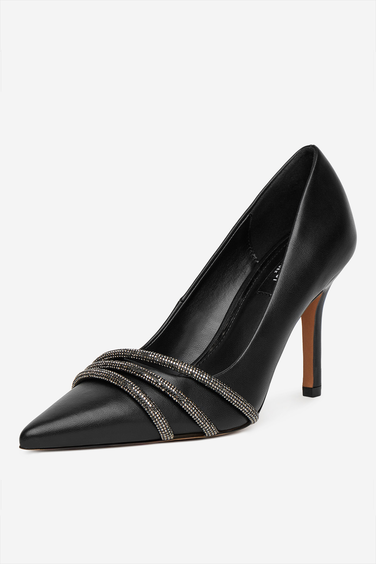 Čevlji z visoko peto Črna