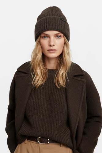 Dámský klobouk Mexx CEO-MEXX-W3-001-AW25 Tmavě hnědá