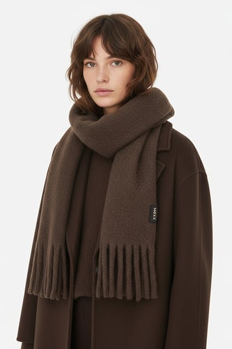 Női sál Mexx CEO-MEXX-W4-001-AW25 Sötétbarna