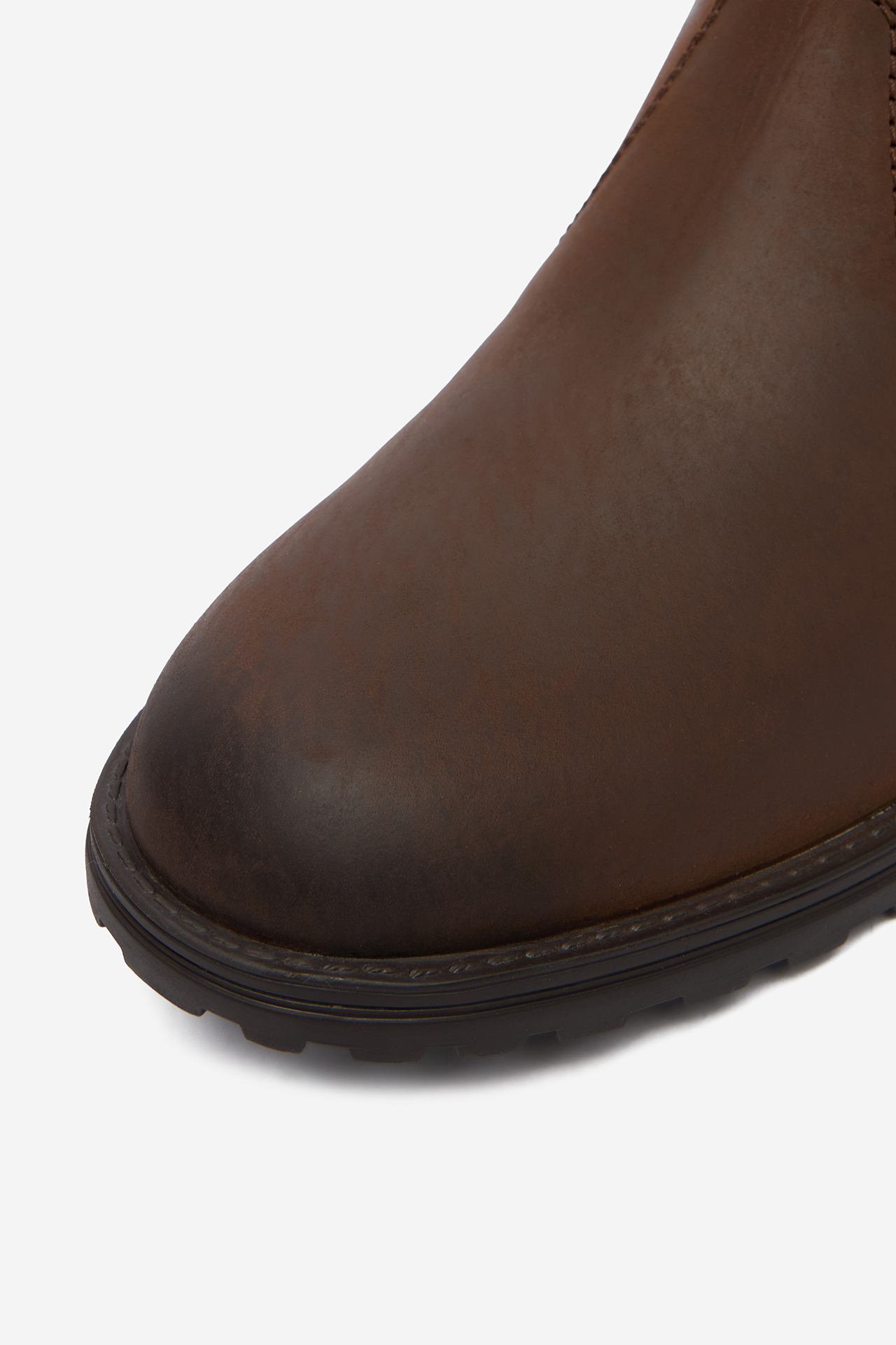 Členková obuv s elastickým prvkom Tmavo hnedá