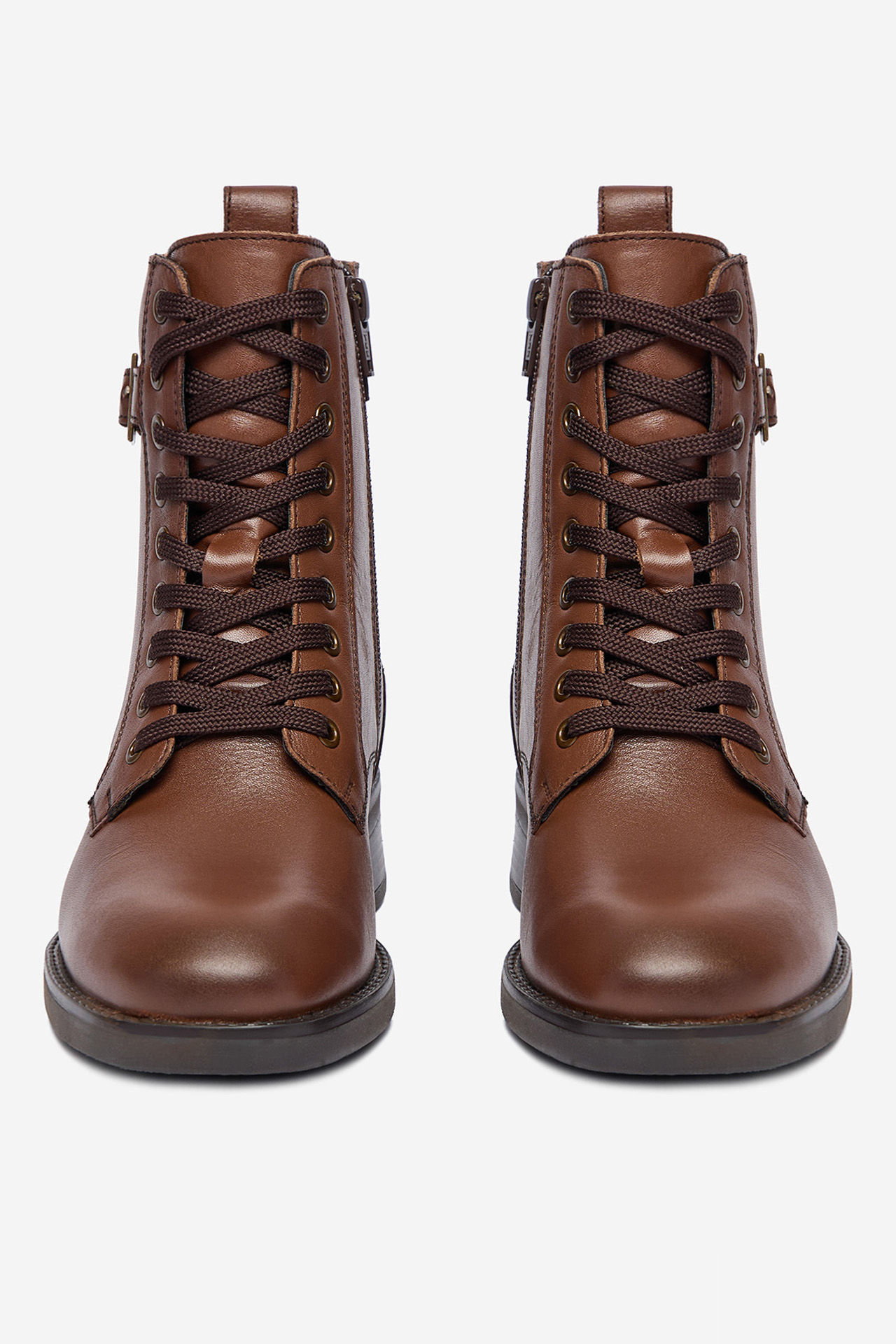 Kotníková obuv Hnědá