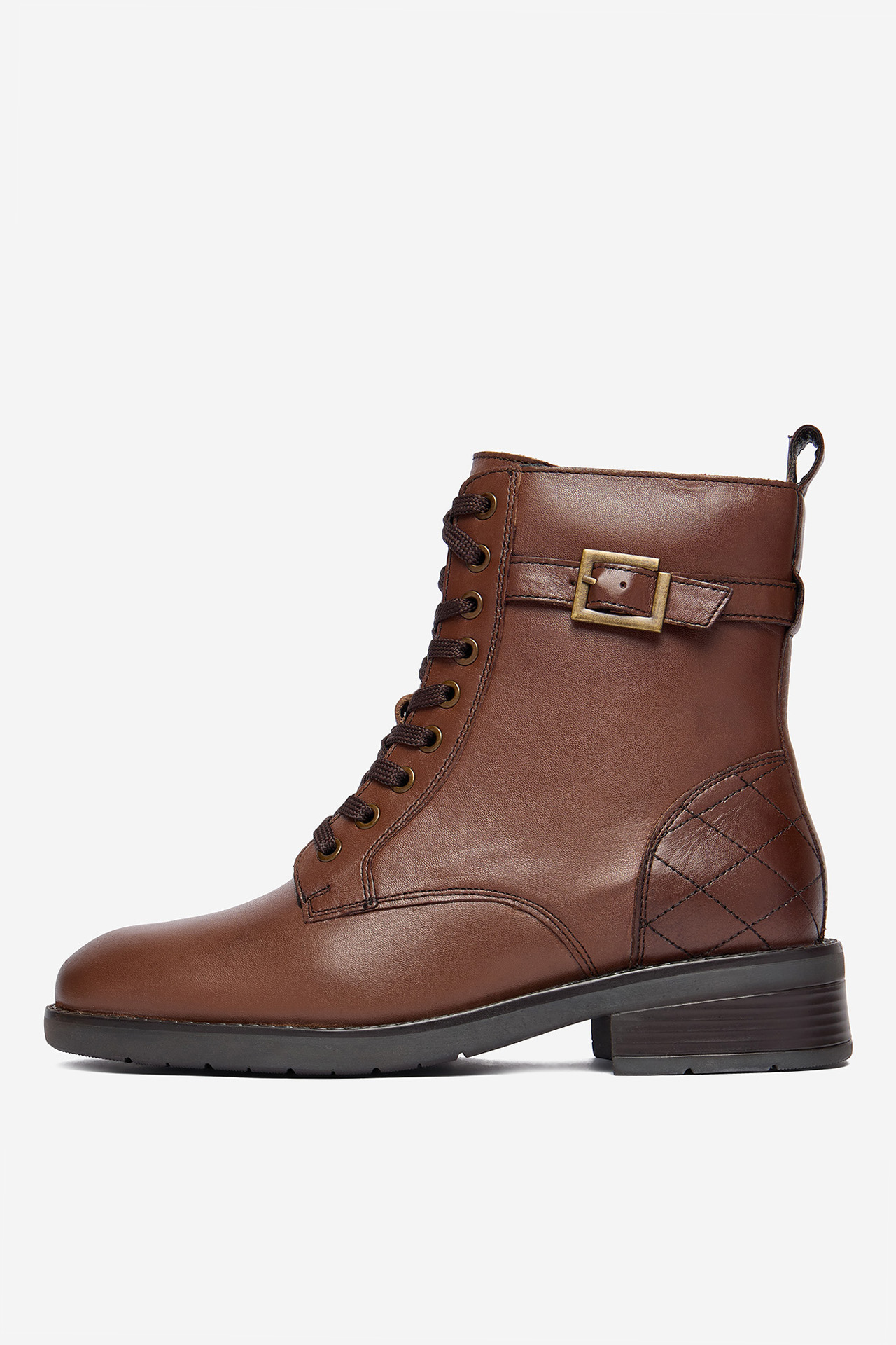 Kotníková obuv Hnědá