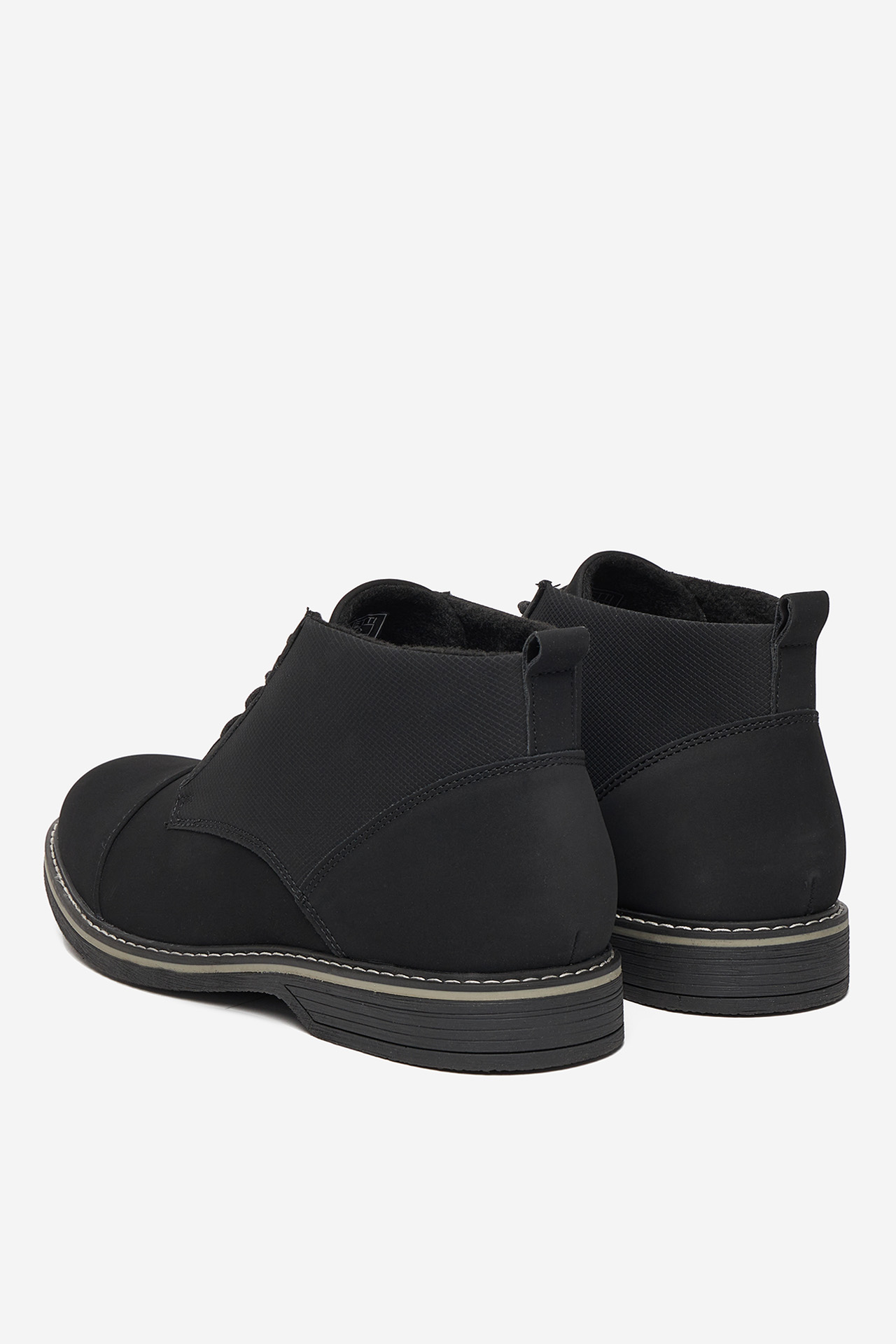 Gležnjarji z vezalkami Črna