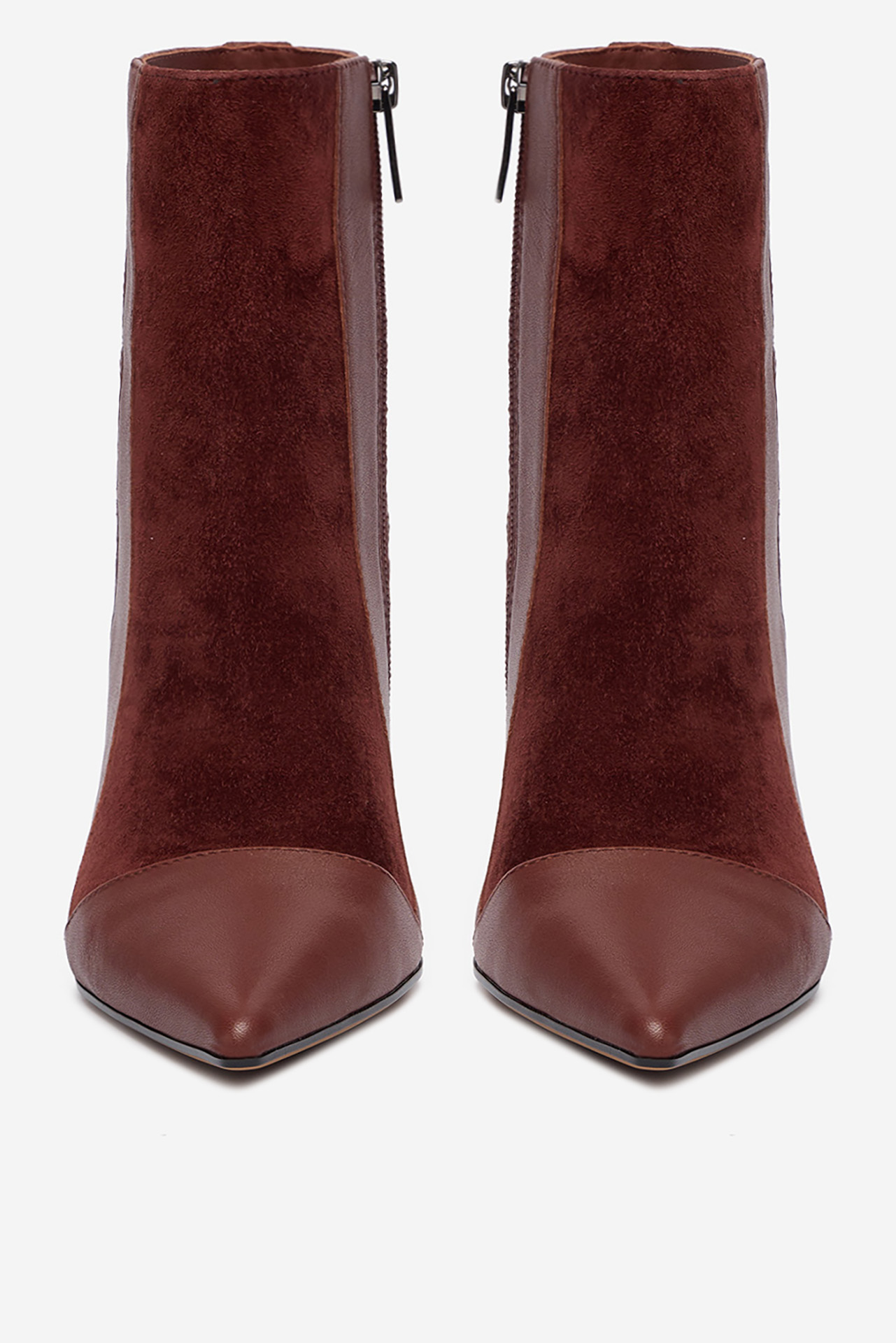 Škornji Bordo rdeča