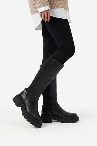 Škornji NINE WEST CEO-MUNA-01 Črna