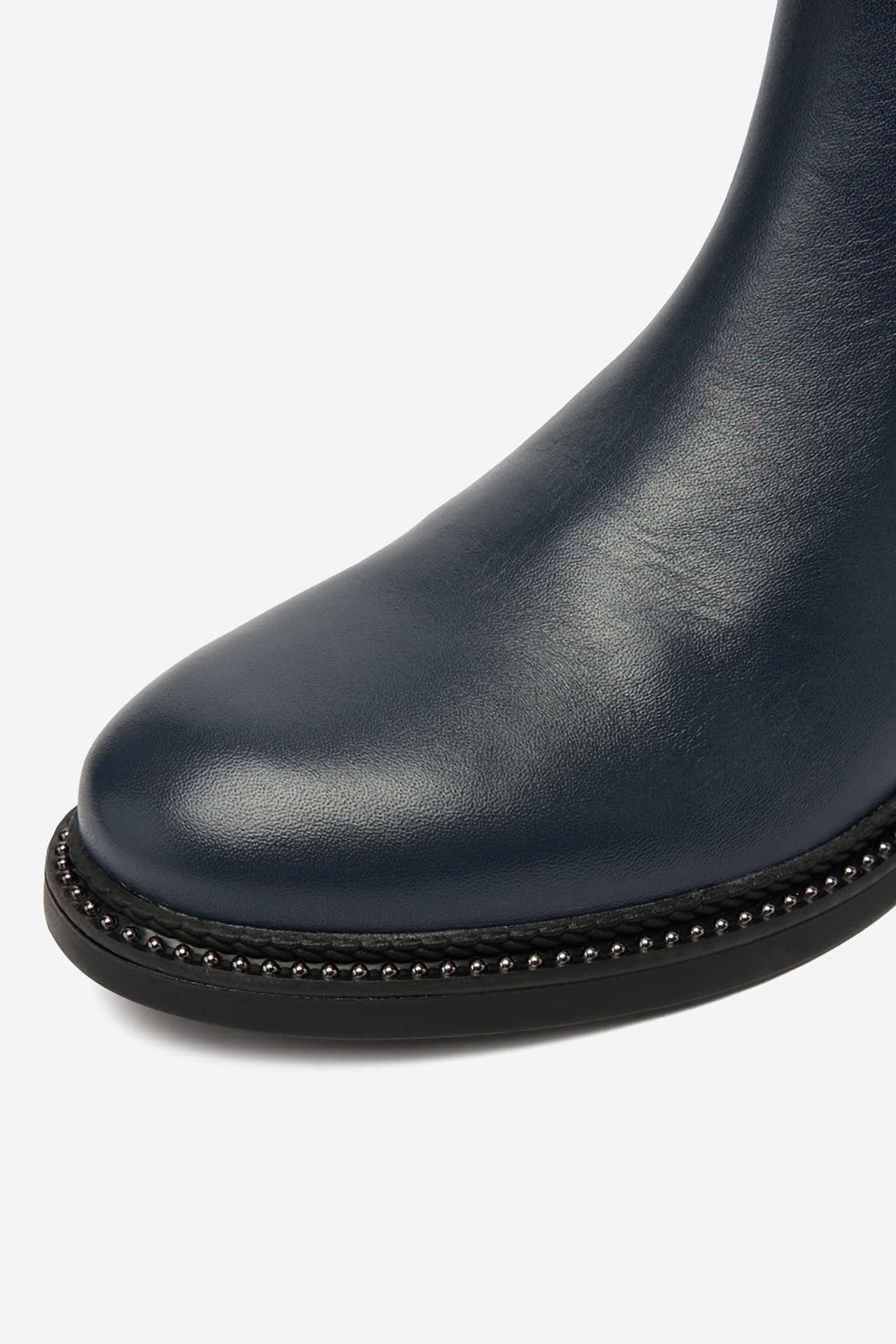 Kotníková obuv s elastickým prvkem Tmavomodrá